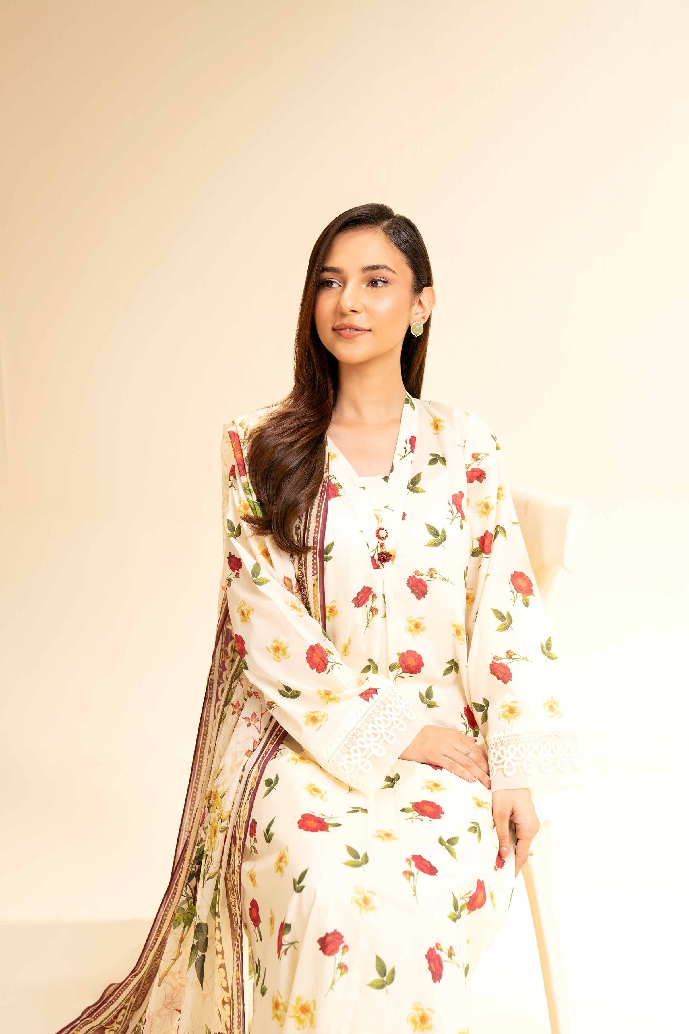 2 Piece - Printed Suit - 42501174 for Women - Unstitched Collection | Nishat | Shop Online