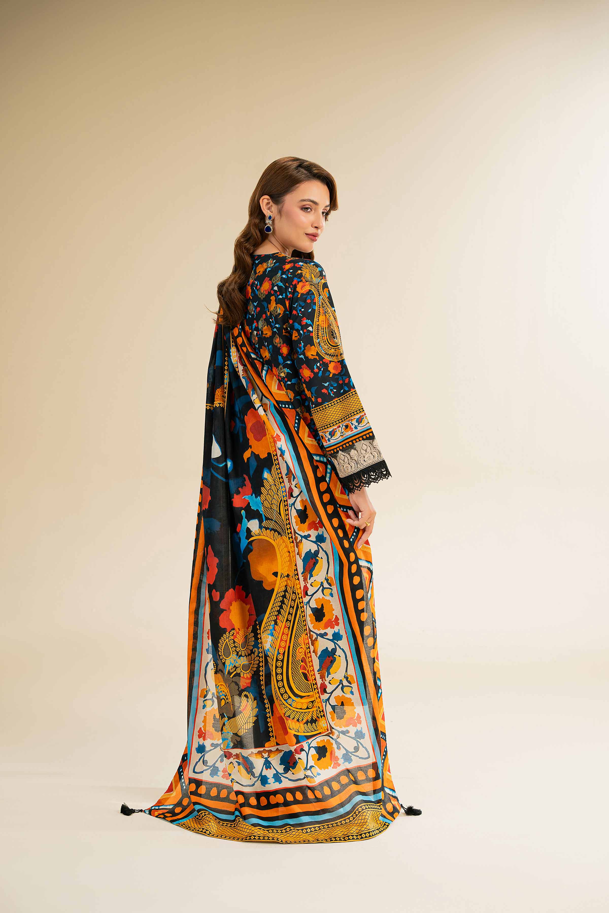 3 Piece - Digital Printed Embroidered Suit - 42501178 for Women - Unstitched Collection | Nishat | Shop Online