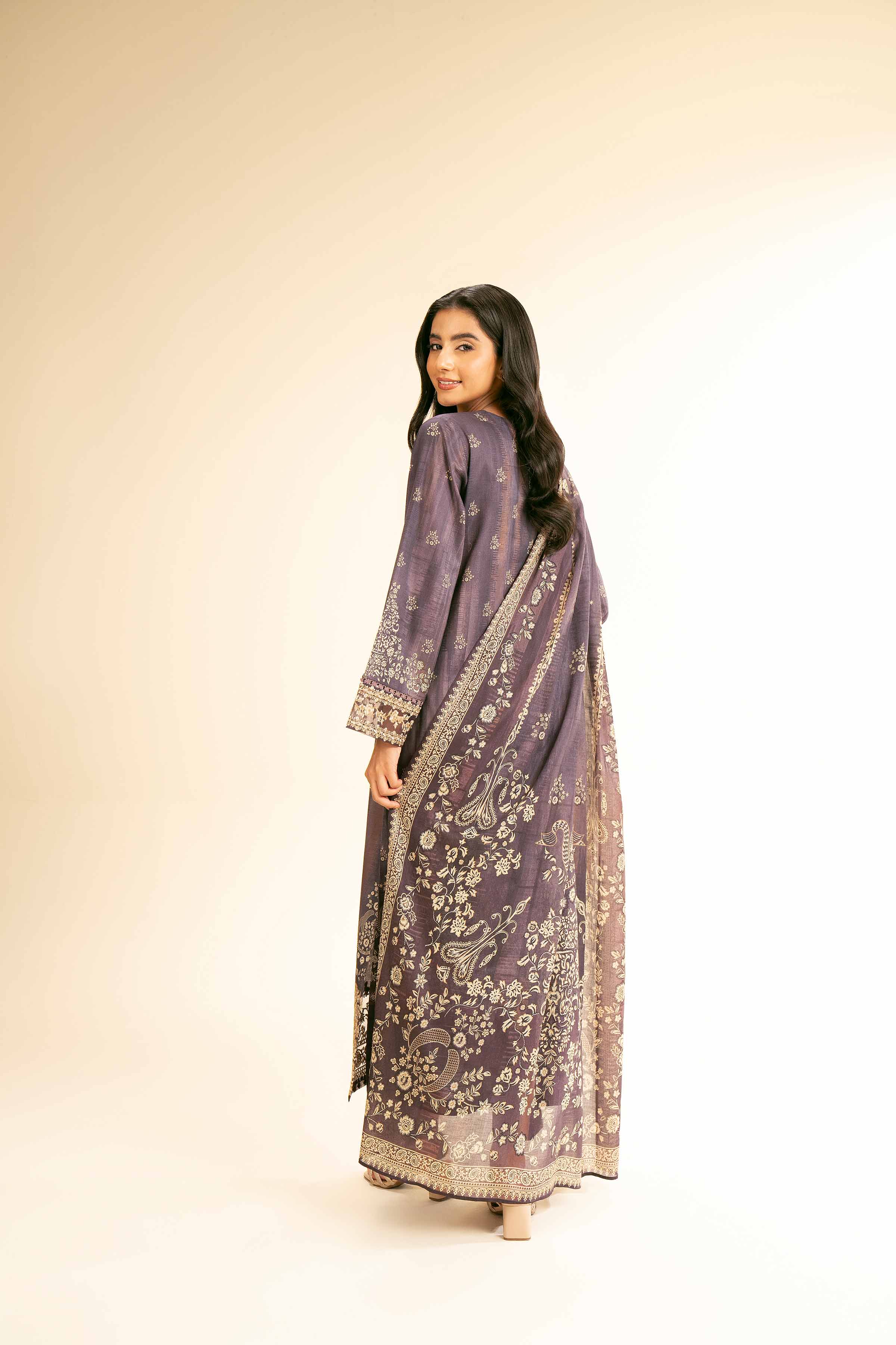 3 Piece - Digital Printed Embroidered Suit - 42501182 for Women - Unstitched Collection | Nishat | Shop Online