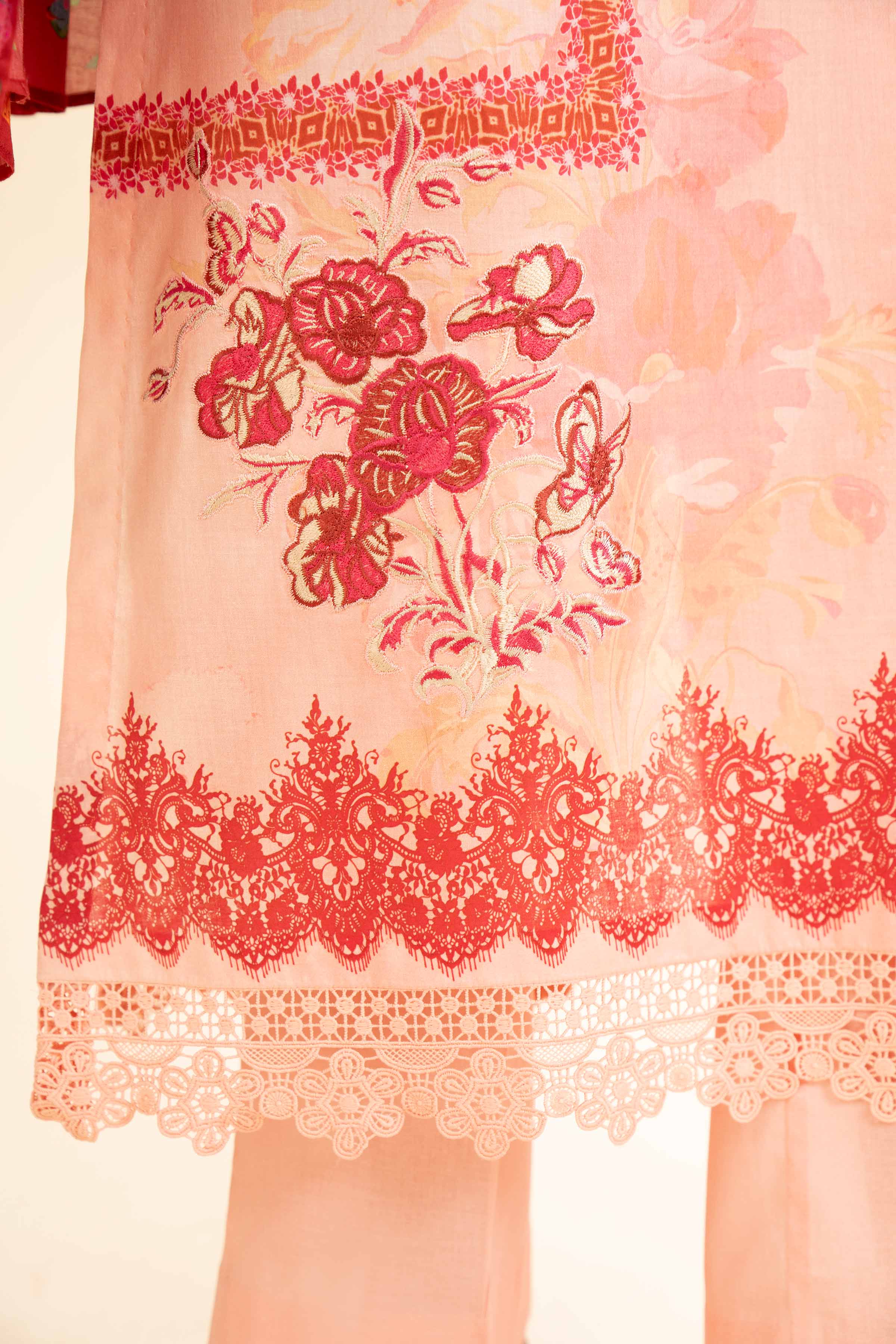 3 Piece - Digital Printed Embroidered Suit - 42501185 for Women - Unstitched Collection | Nishat | Shop Online
