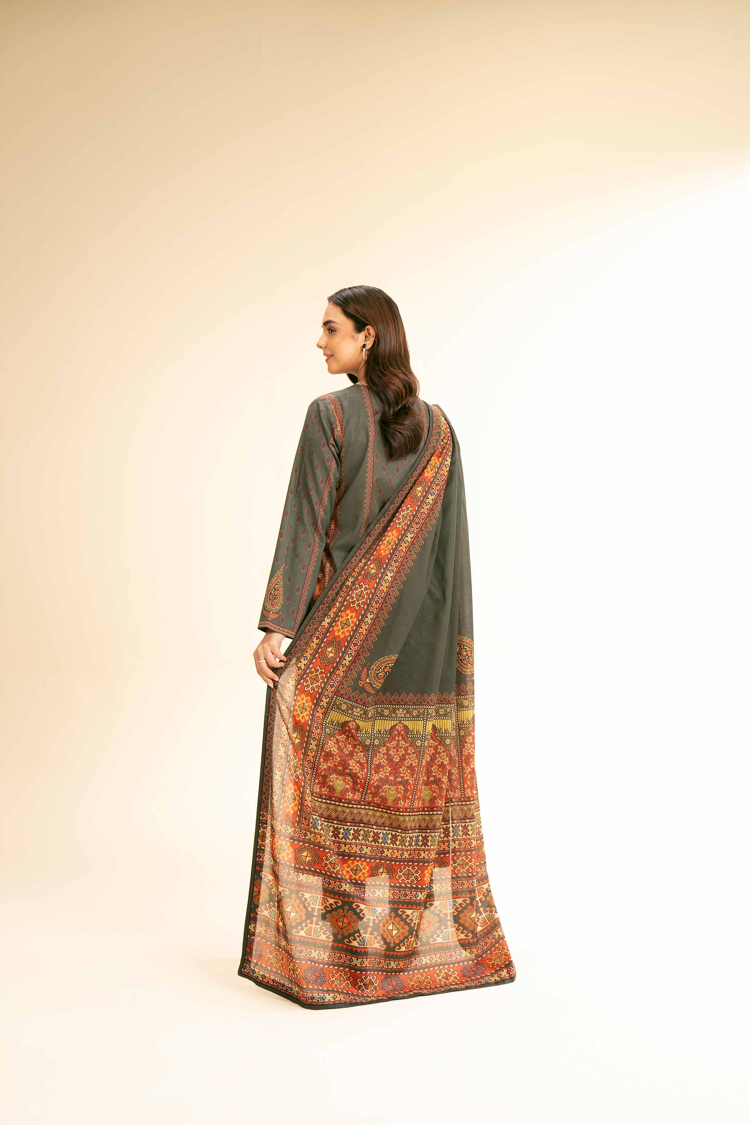 3 Piece - Digital Printed Suit - 42501190 for Women - Unstitched Collection | Nishat | Shop Online