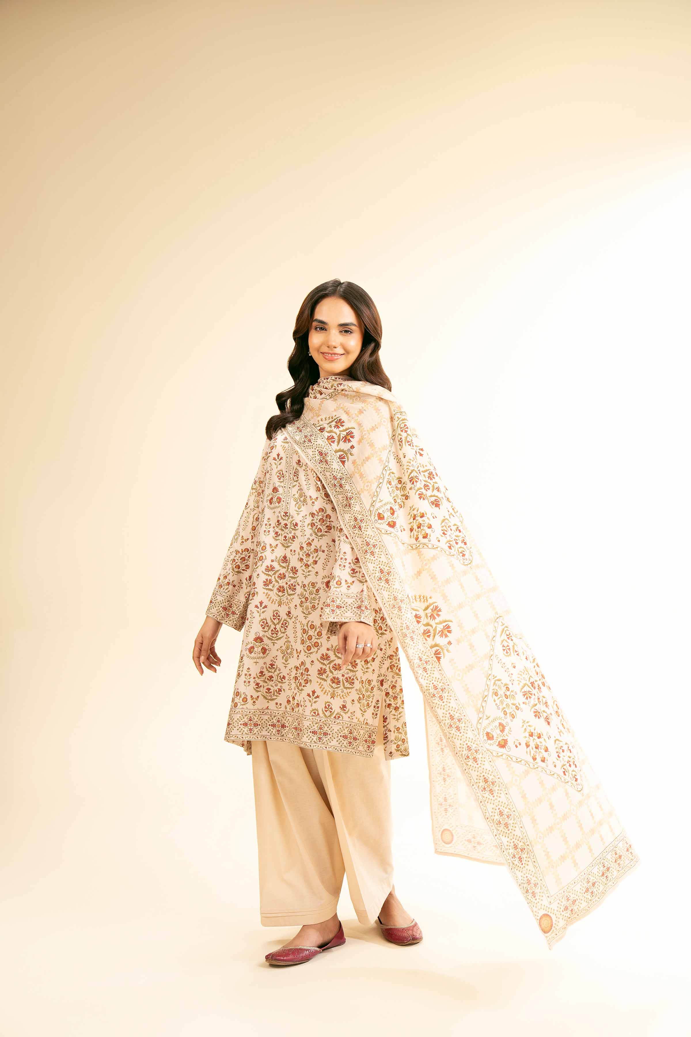 3 Piece - Digital Printed Suit - 42501191 for Women - Unstitched Collection | Nishat | Shop Online