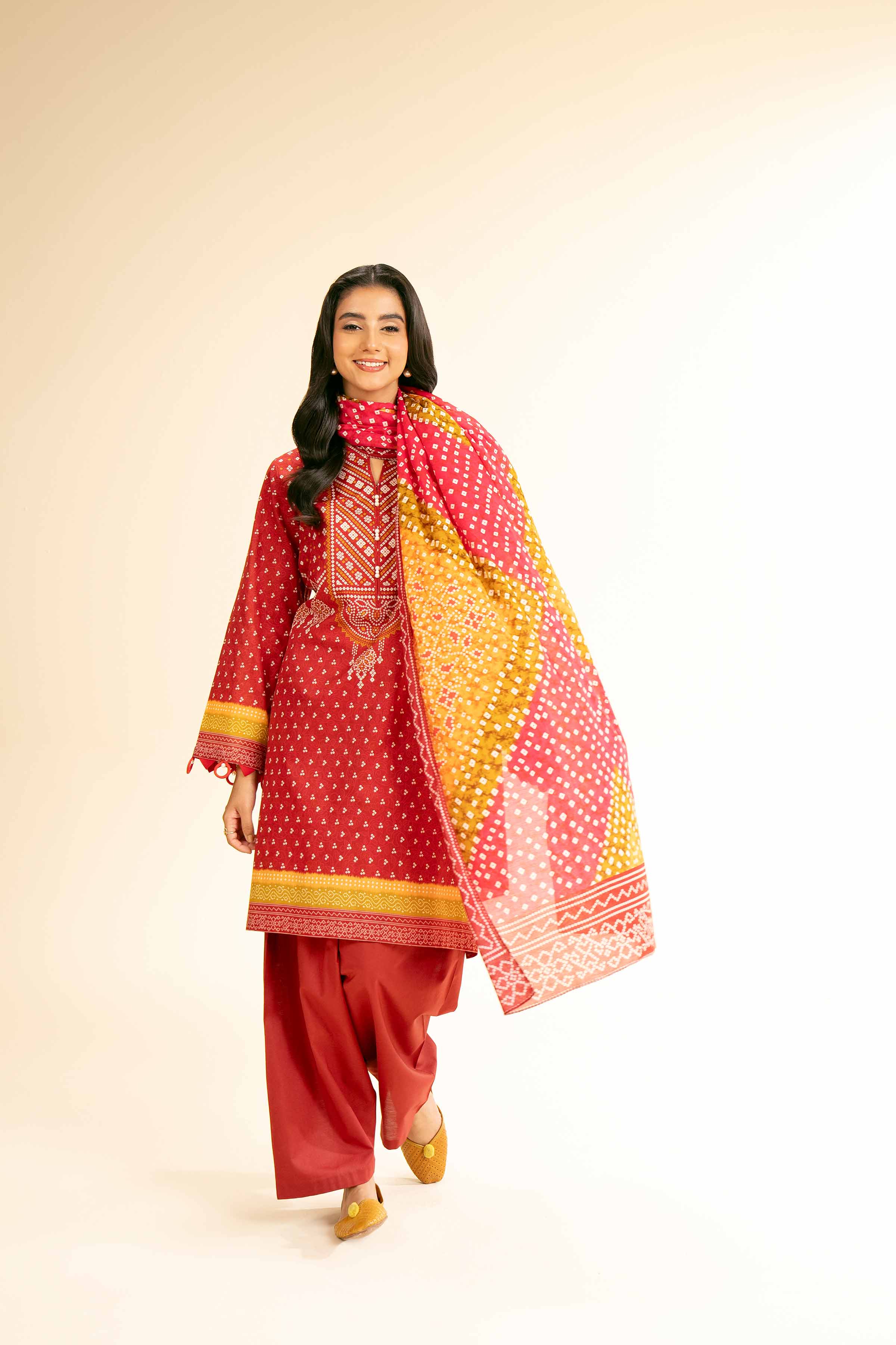 3 Piece - Digital Printed Suit - 42501193 for Women - Unstitched Collection | Nishat | Shop Online