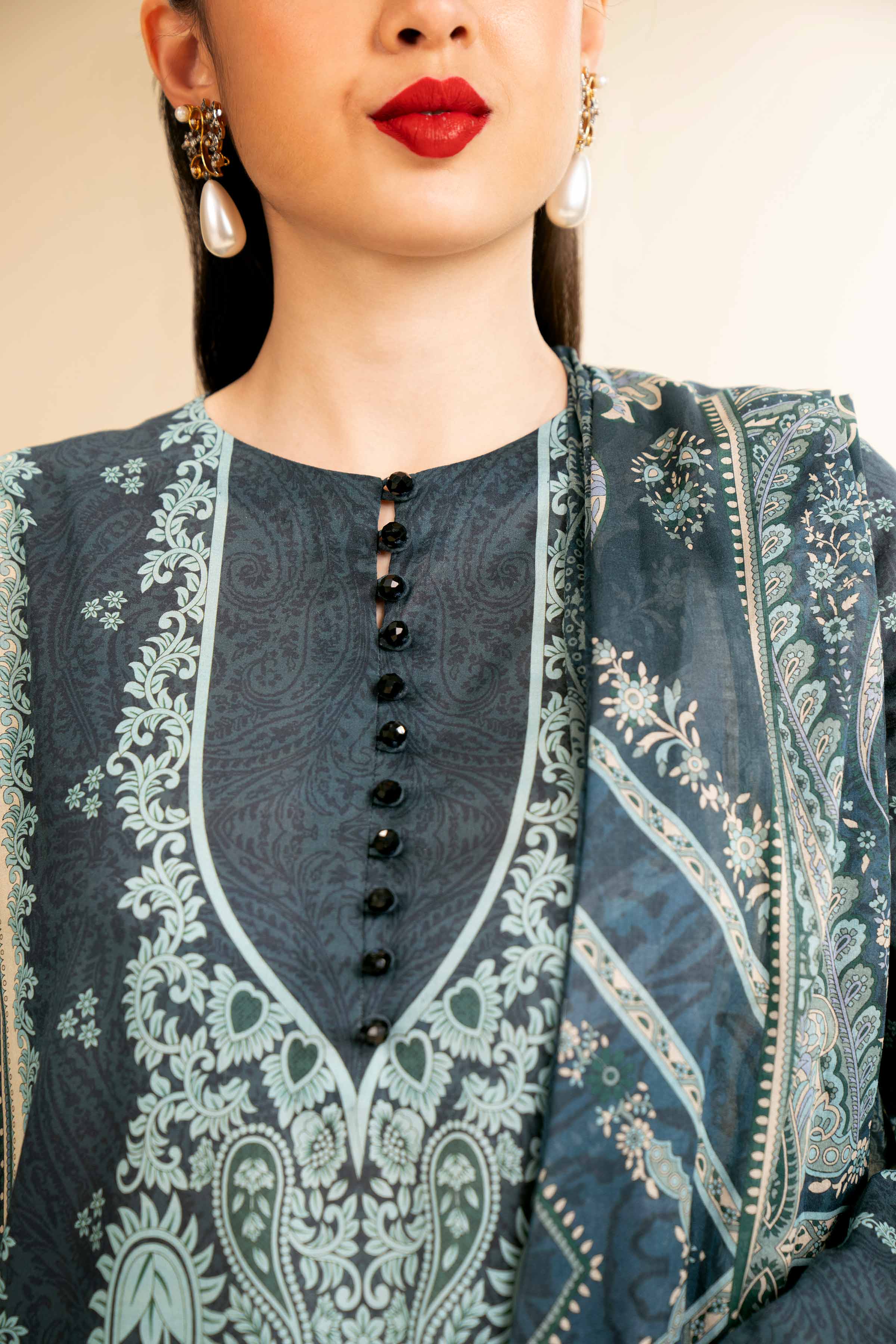 3 Piece - Digital Printed Suit - 42501196 for Women - Unstitched Collection | Nishat | Shop Online