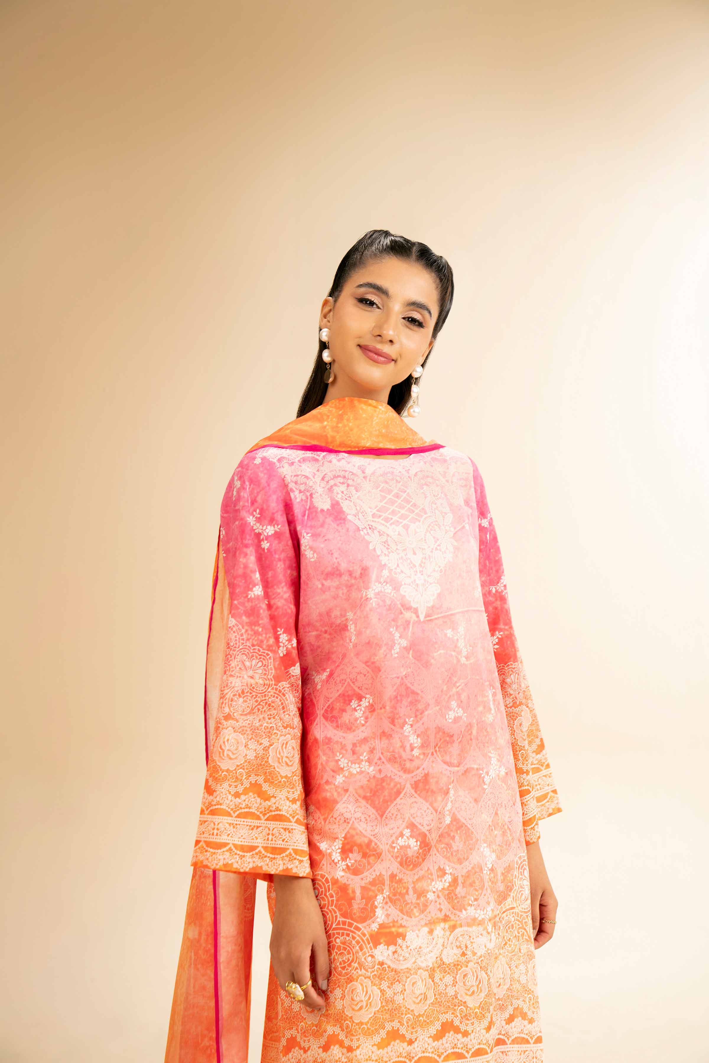 3 Piece - Digital Printed Suit - 42501200 for Women - Unstitched Collection | Nishat | Shop Online