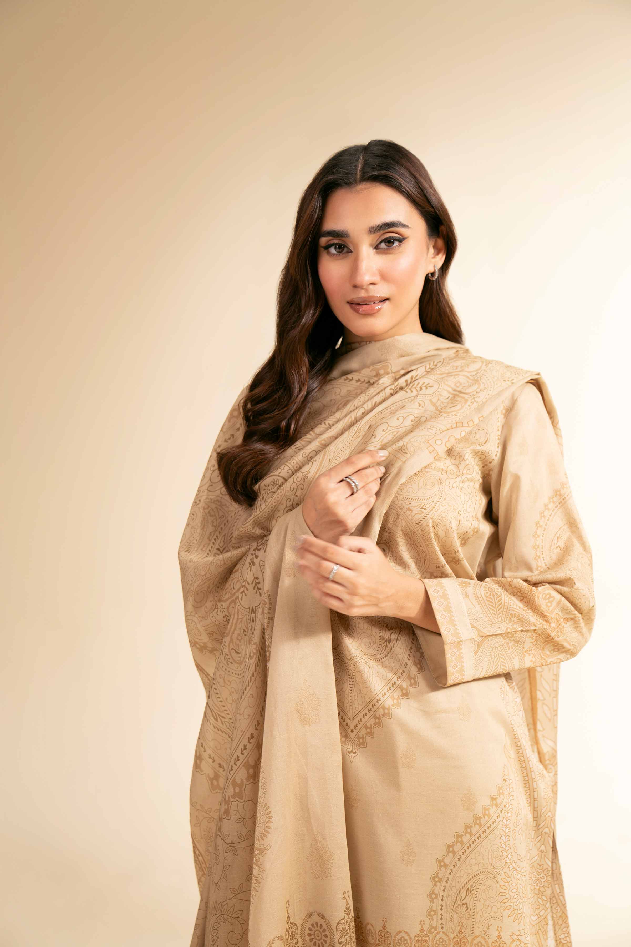 3 Piece - Digital Printed Suit - 42501203 for Women - Unstitched Collection | Nishat | Shop Online