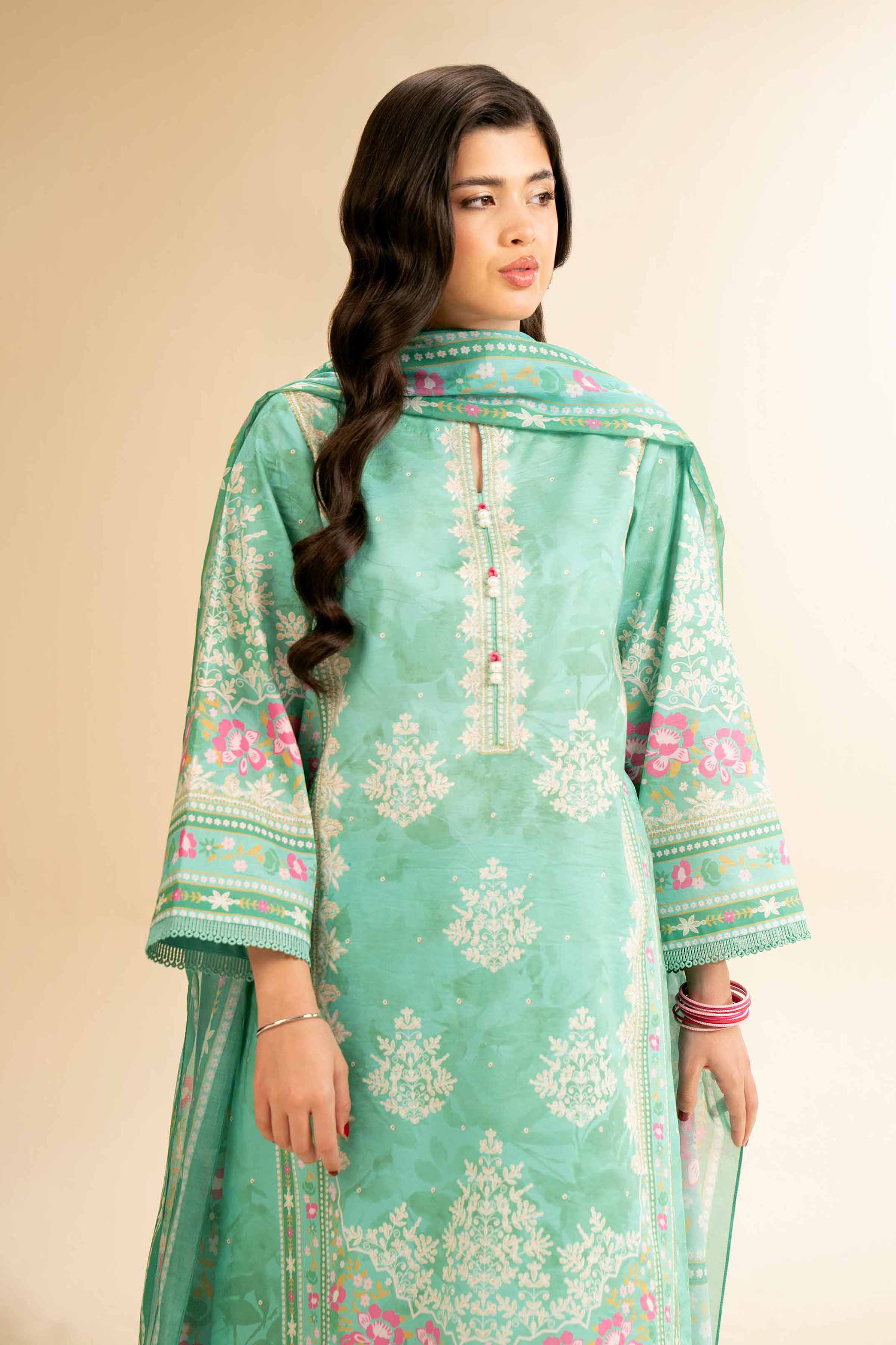 3 Piece - Digital Printed Suit - 42501213 for Women - Unstitched Collection | Nishat | Shop Online