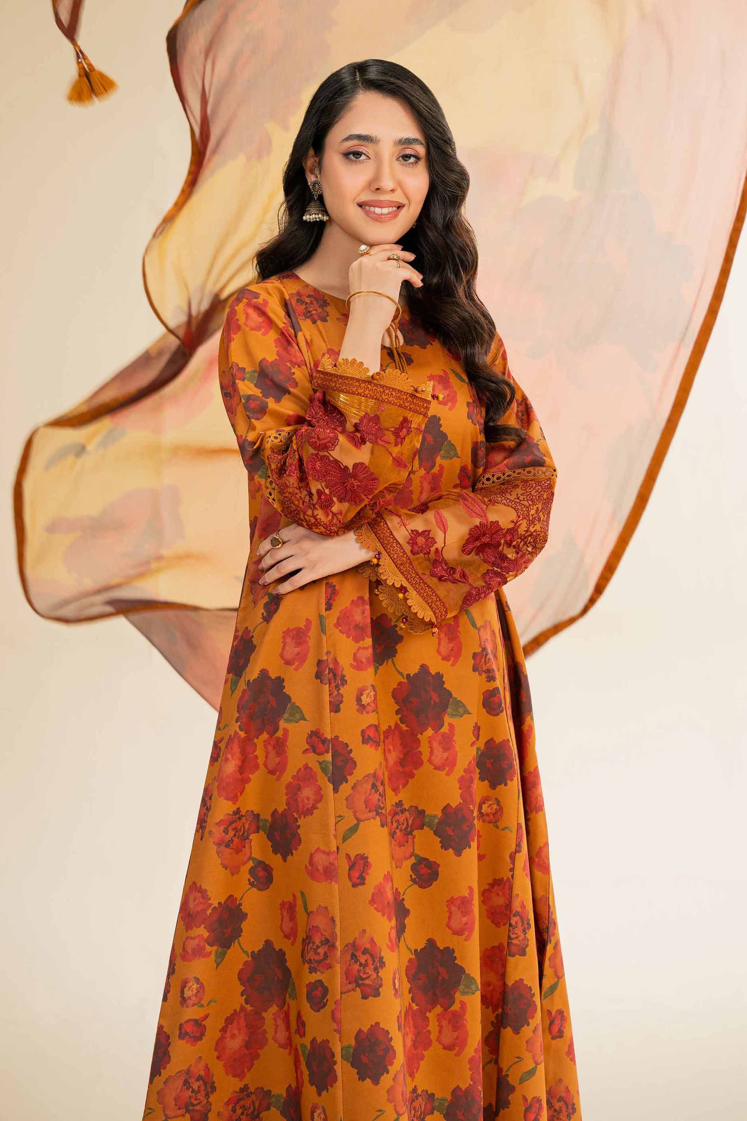 3 Piece - Printed Embroidered Suit - 42501216 for Women - Unstitched Collection | Nishat | Shop Online