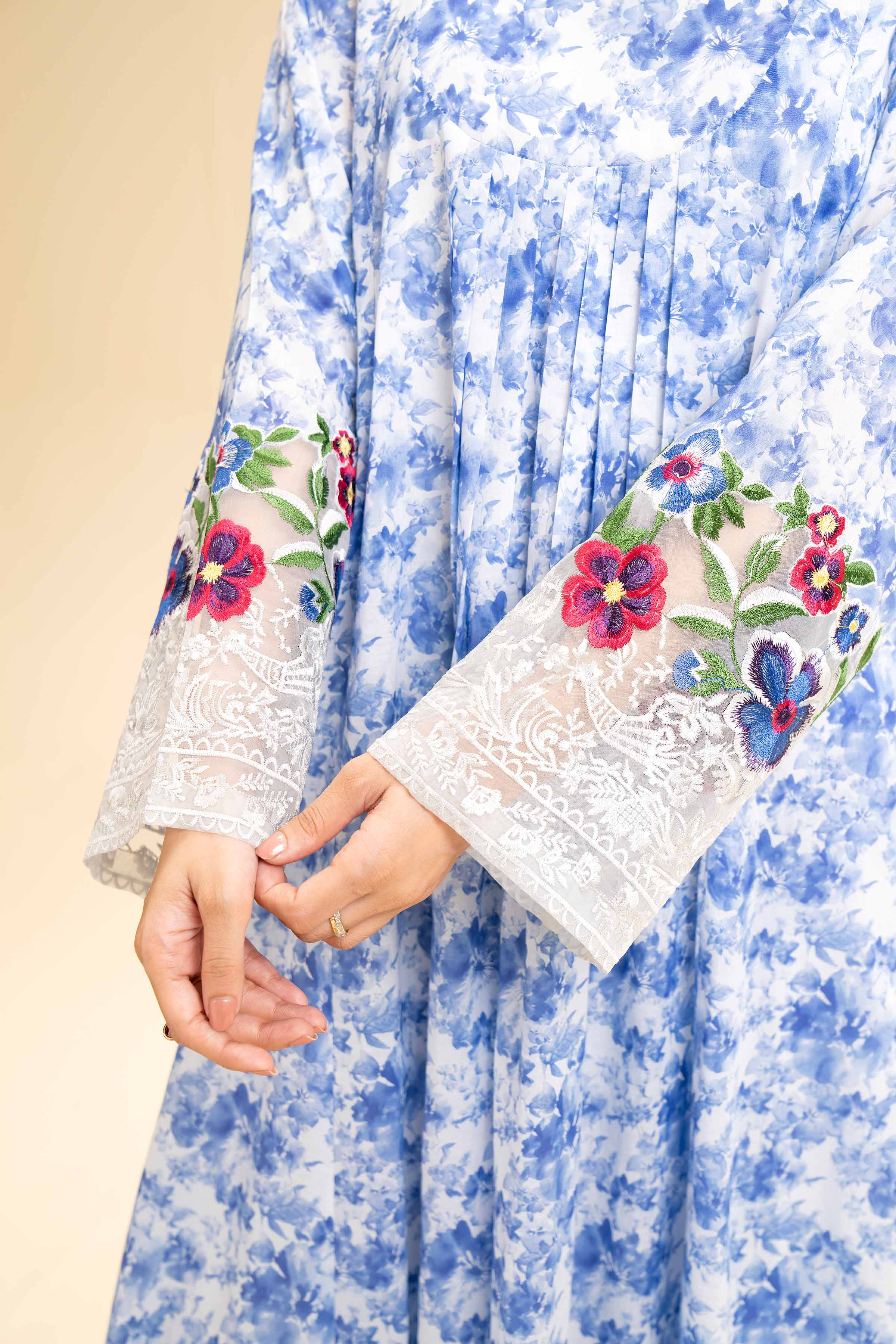 3 Piece - Printed Embroidered Suit - 42501218 for Women - Unstitched Collection | Nishat | Shop Online