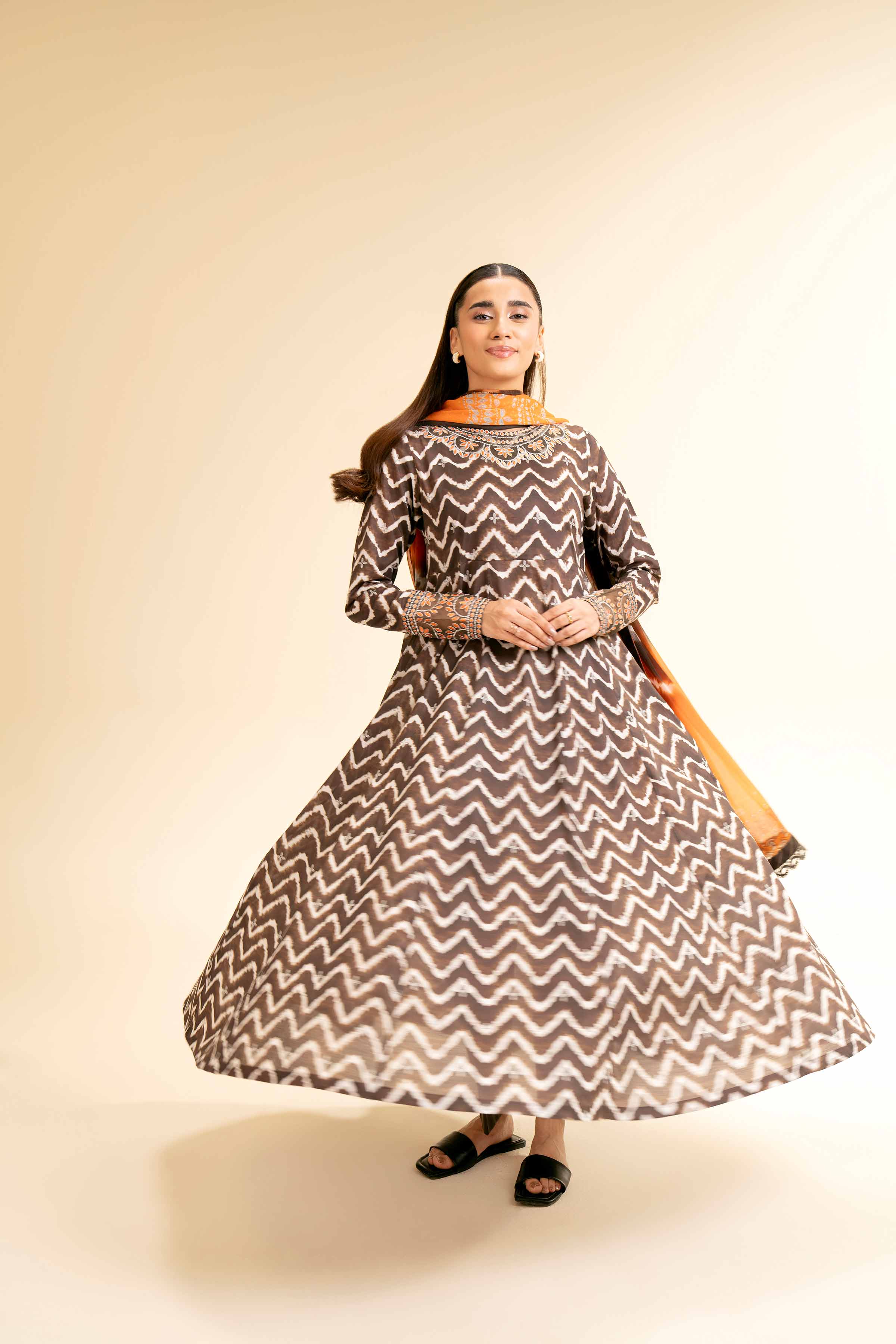 3 Piece - Printed Embroidered Suit - 42501221 for Women - Unstitched Collection | Nishat | Shop Online