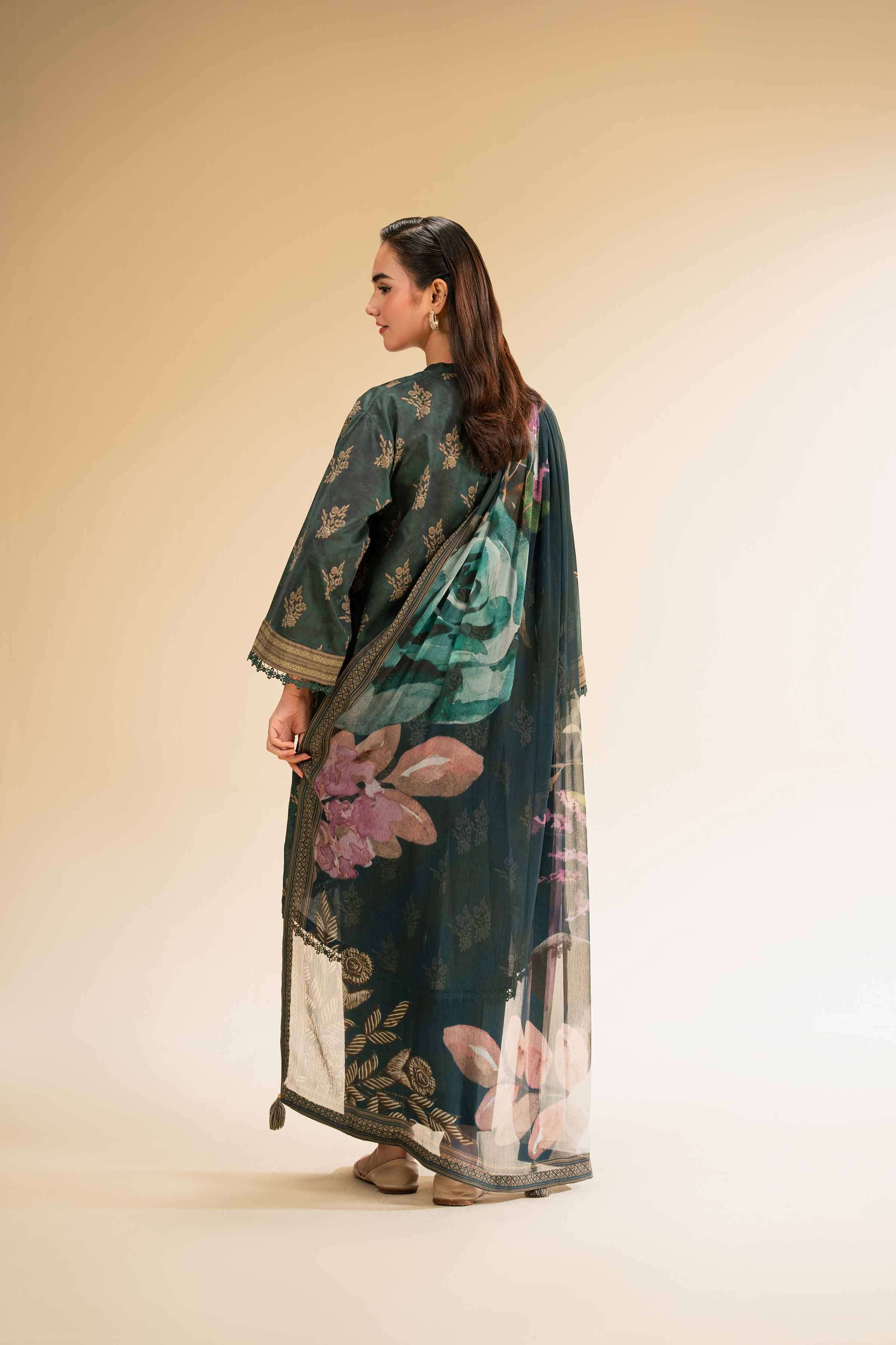 3 Piece - Printed Embroidered Suit - 42501224 for Women - Unstitched Collection | Nishat | Shop Online