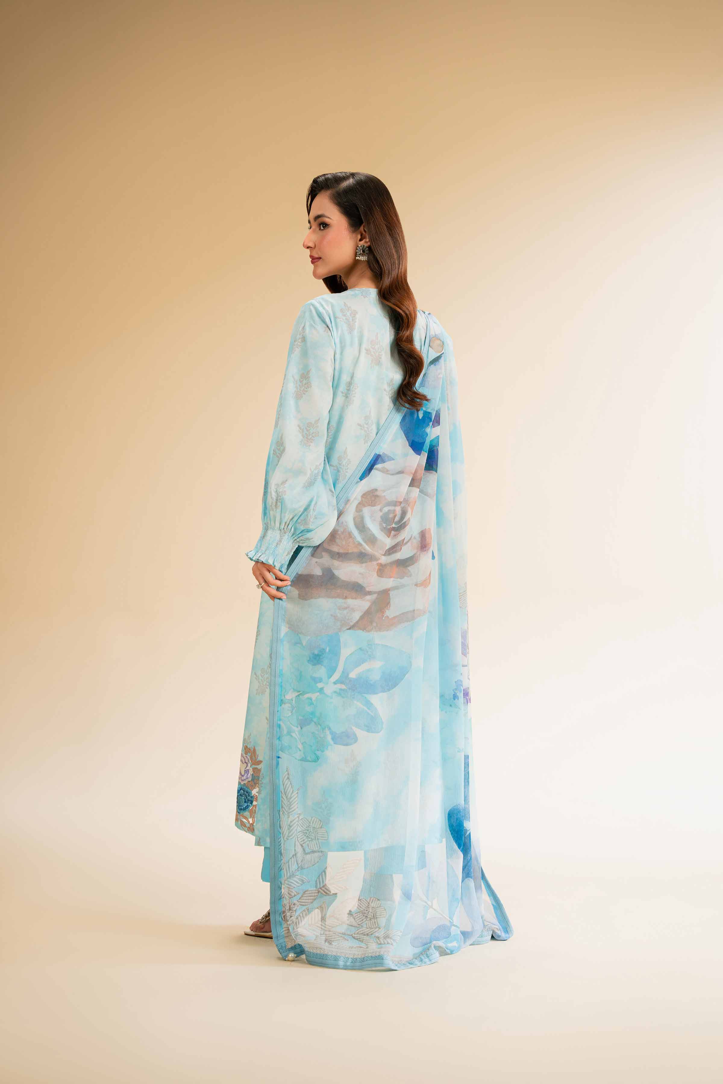 3 Piece - Printed Embroidered Suit - 42501225 for Women - Unstitched Collection | Nishat | Shop Online