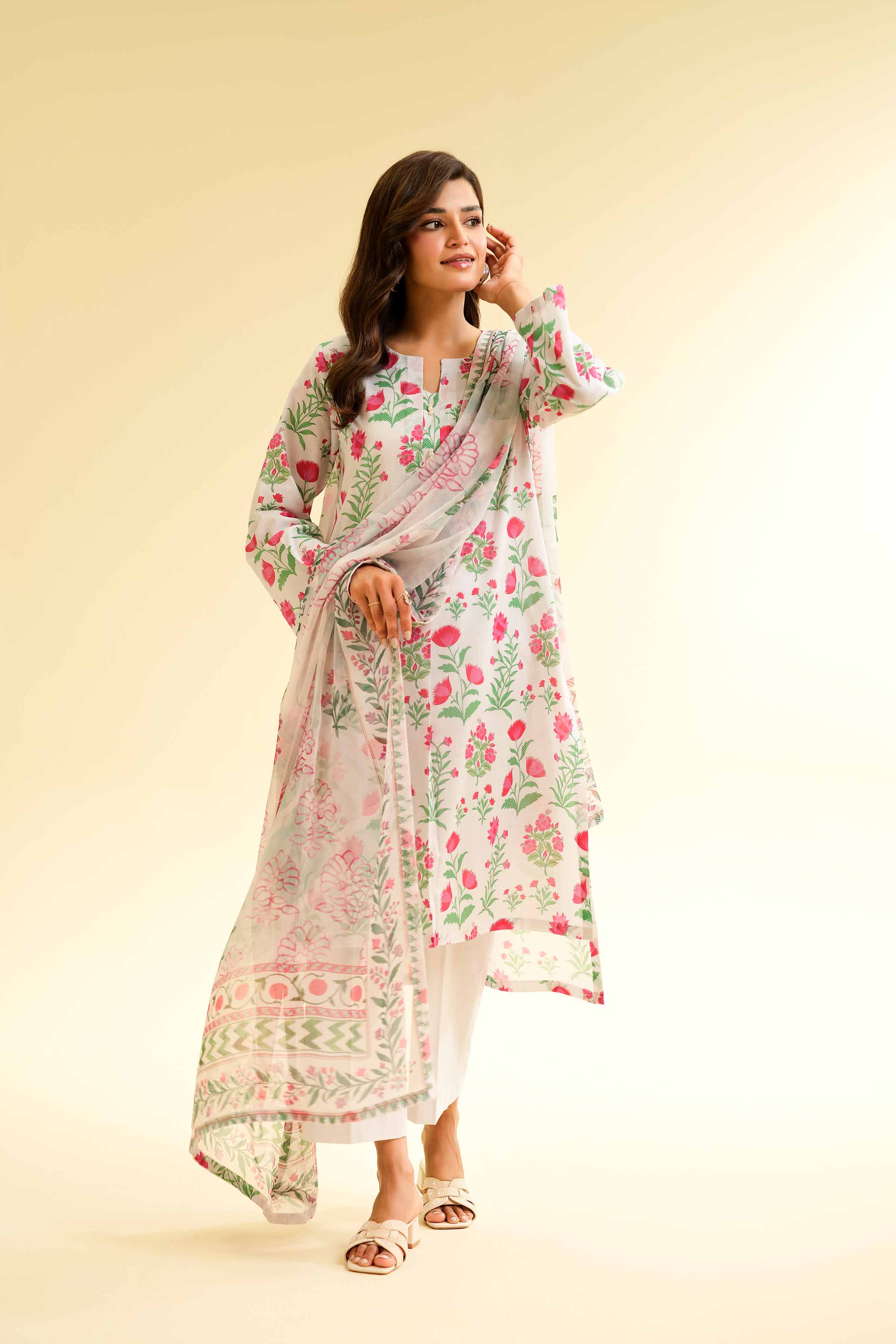 3 Piece - Printed Suit - 42501226 for Women - Unstitched Collection | Nishat | Shop Online