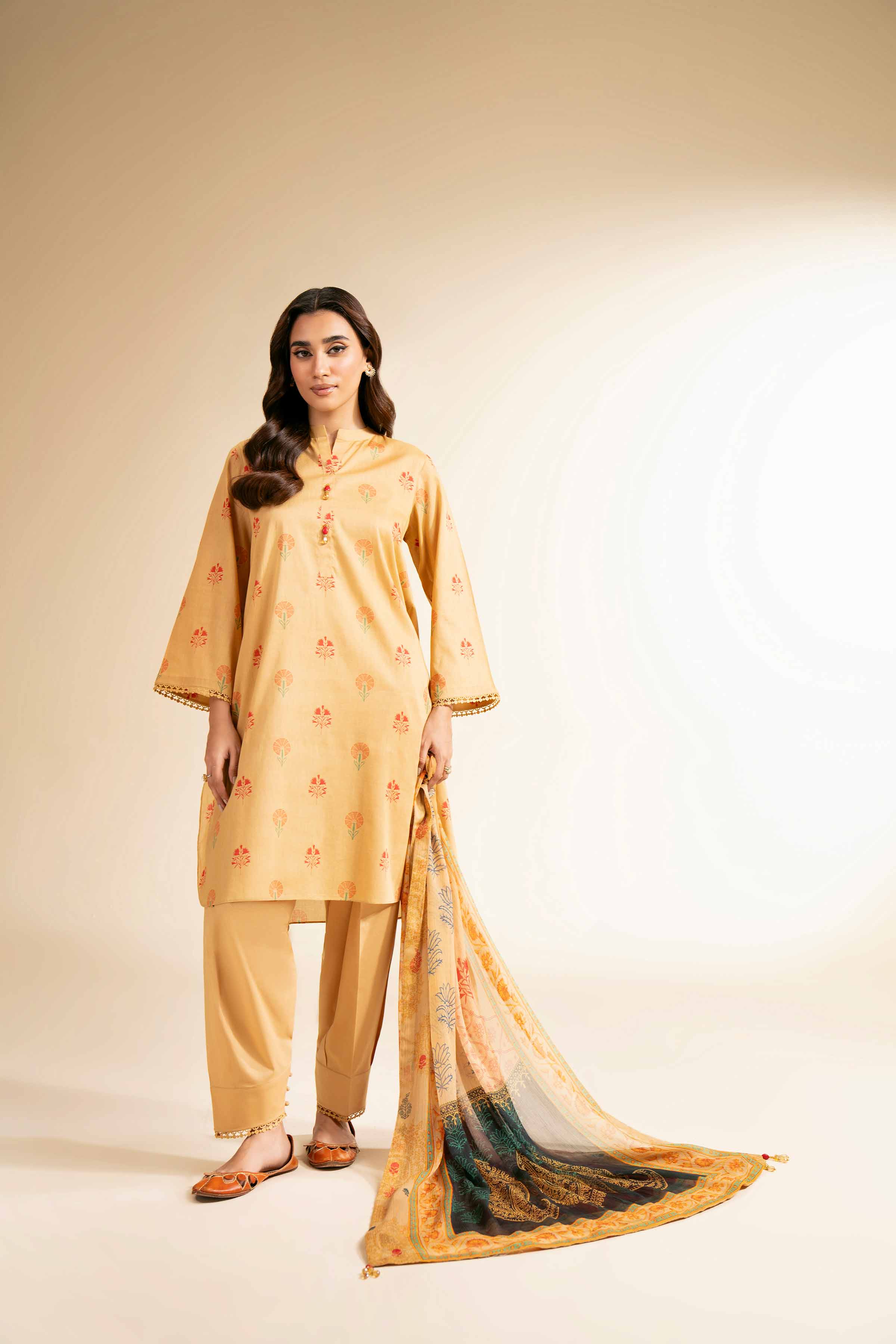 3 Piece - Printed Suit - 42501228 for Women - Unstitched Collection | Nishat | Shop Online