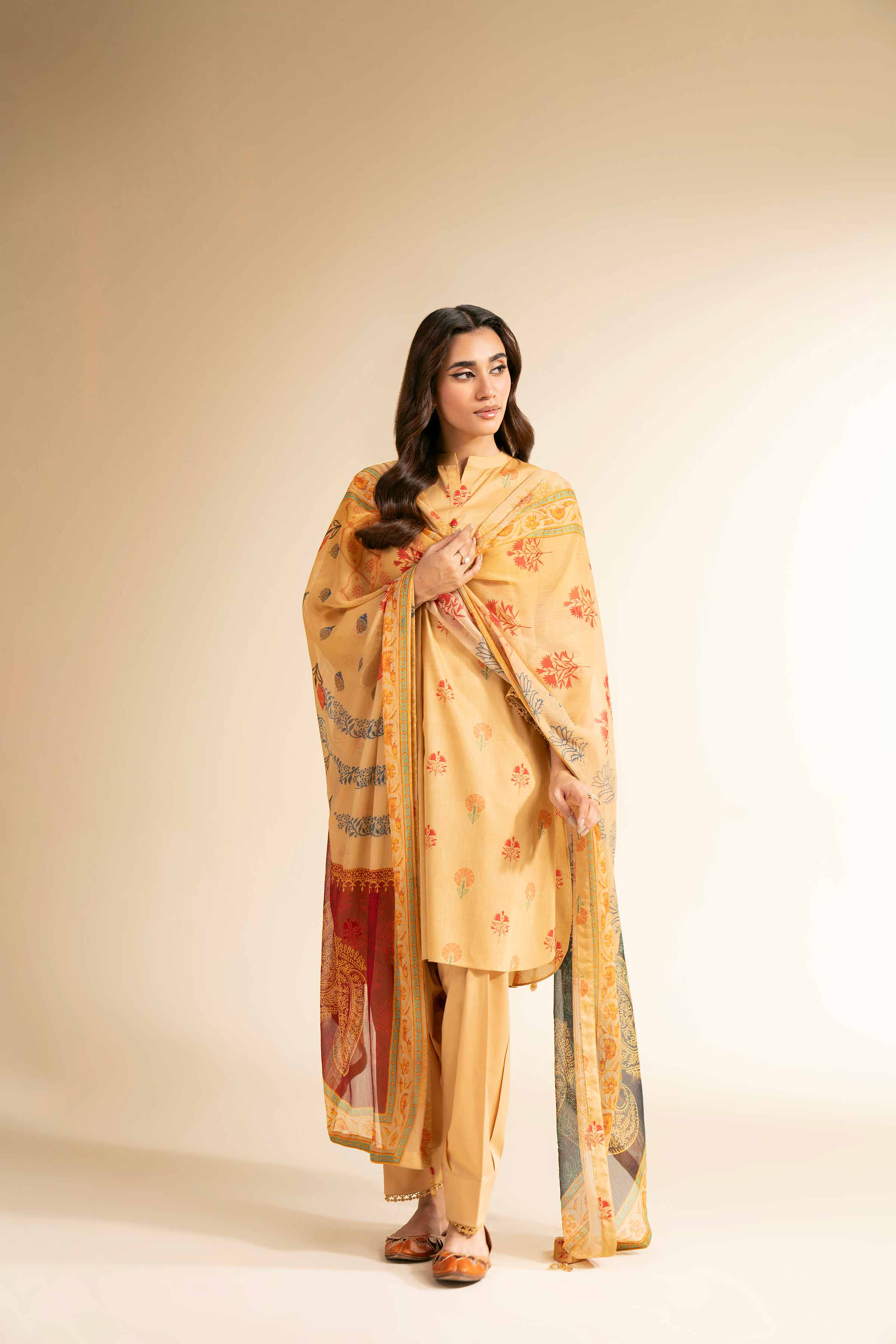 3 Piece - Printed Suit - 42501228 for Women - Unstitched Collection | Nishat | Shop Online
