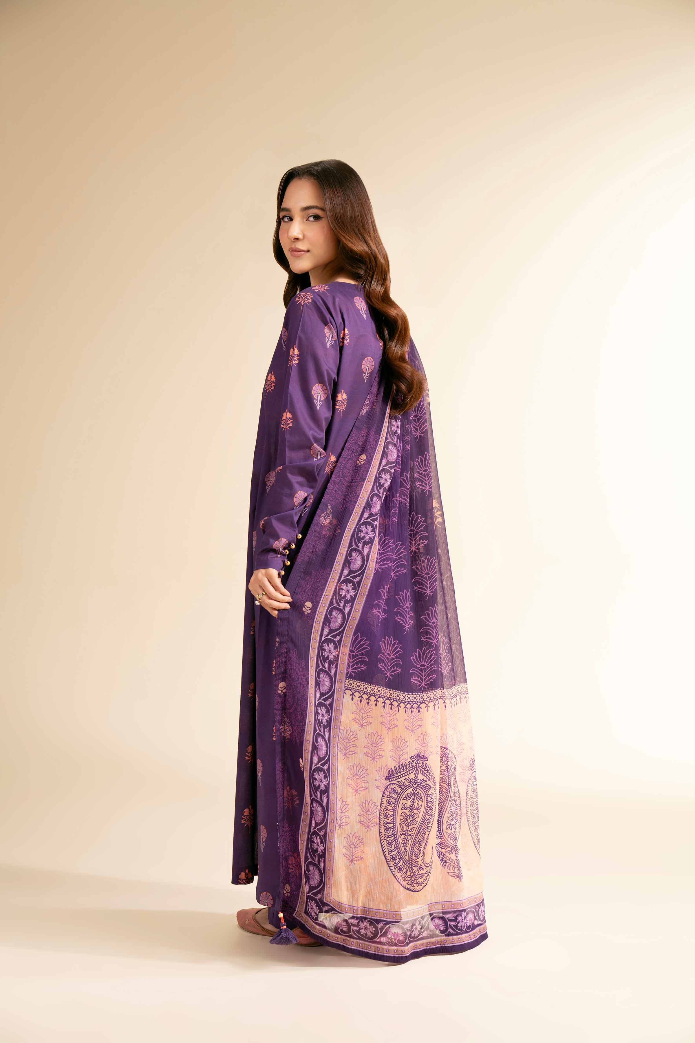 3 Piece - Printed Suit - 42501229 for Women - Unstitched Collection | Nishat | Shop Online