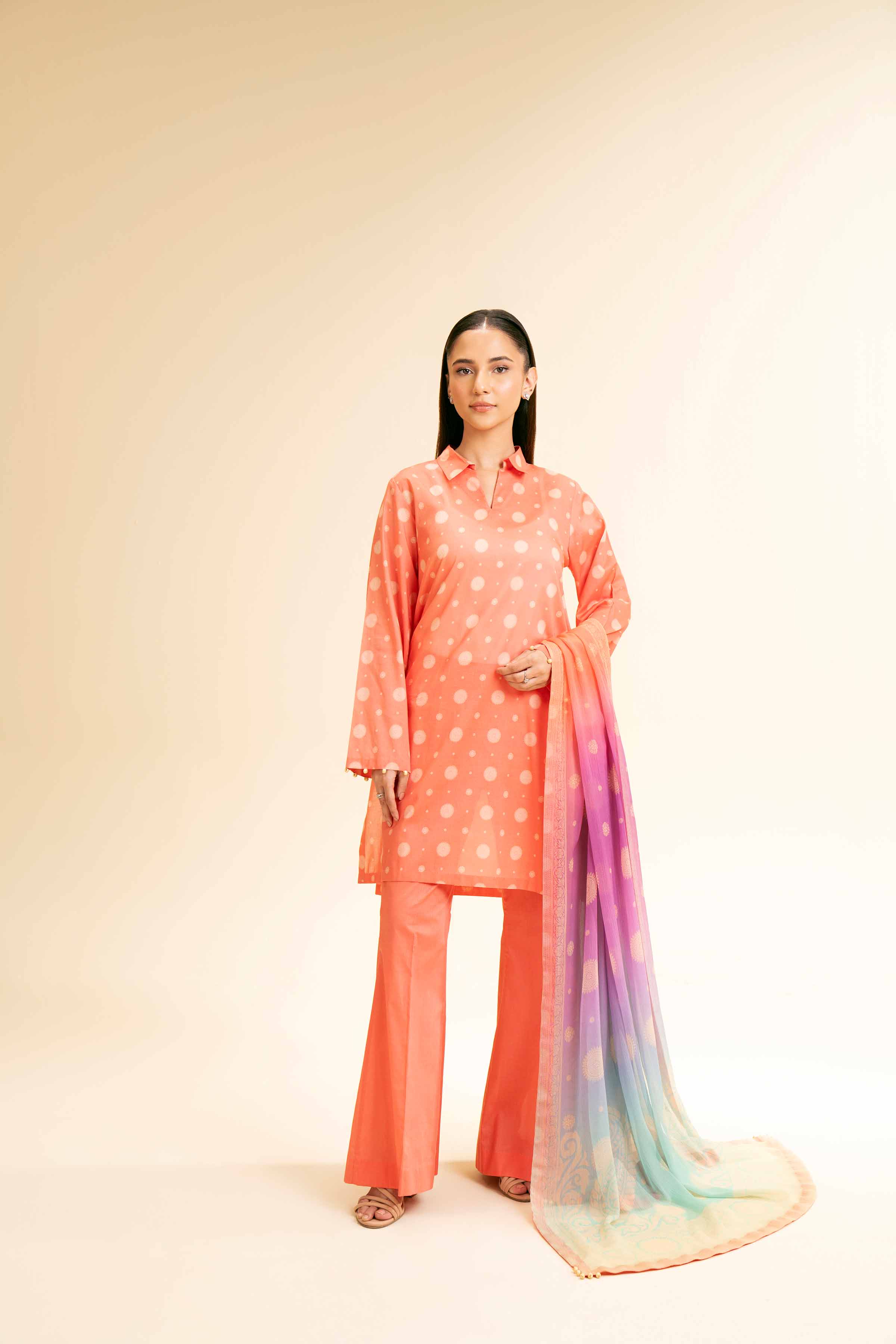3 Piece - Printed Suit - 42501233 for Women - Unstitched Collection | Nishat | Shop Online