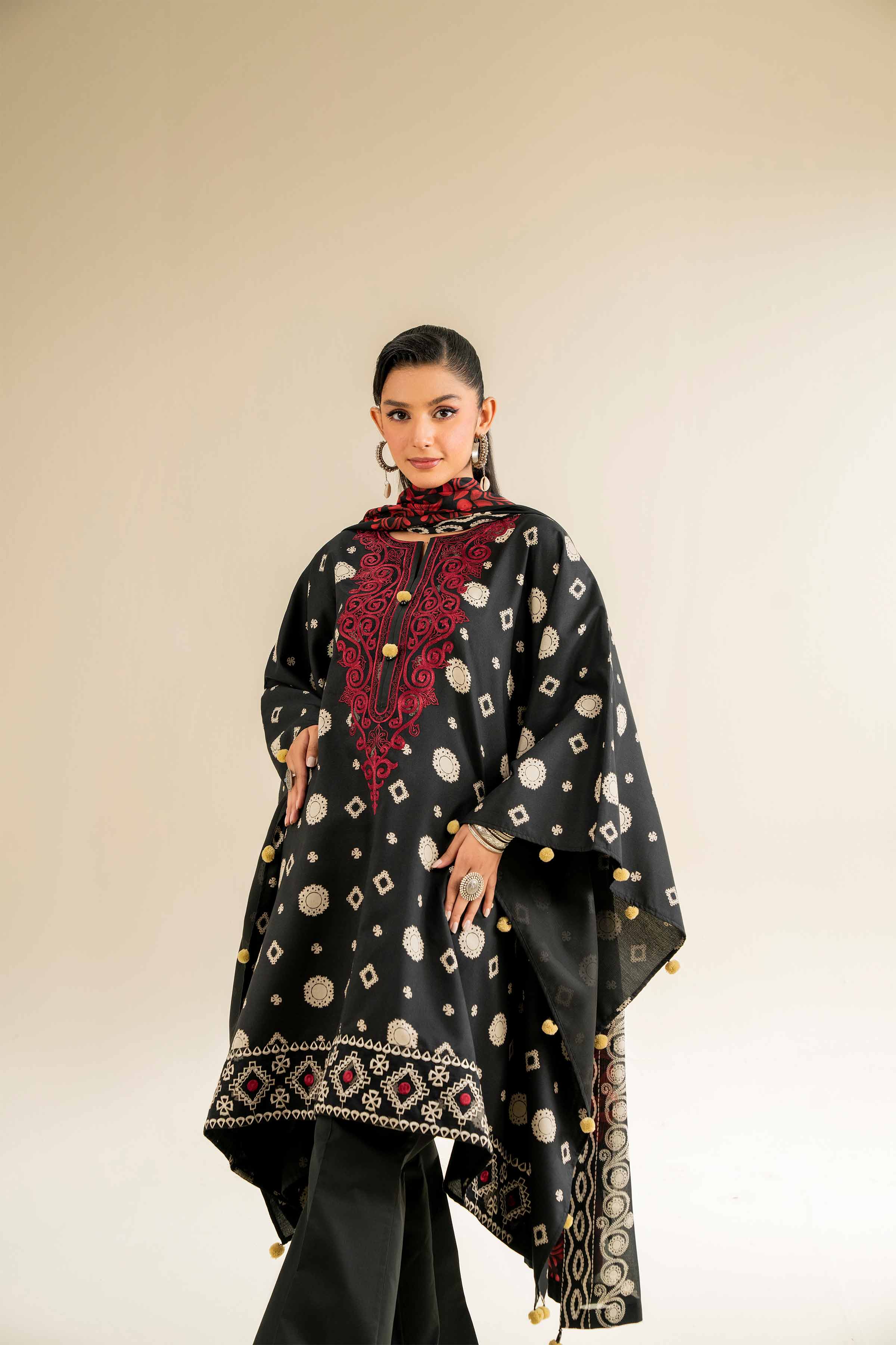3 Piece - Printed Embroidered Suit - 42501242 for Women - Unstitched Collection | Nishat | Shop Online