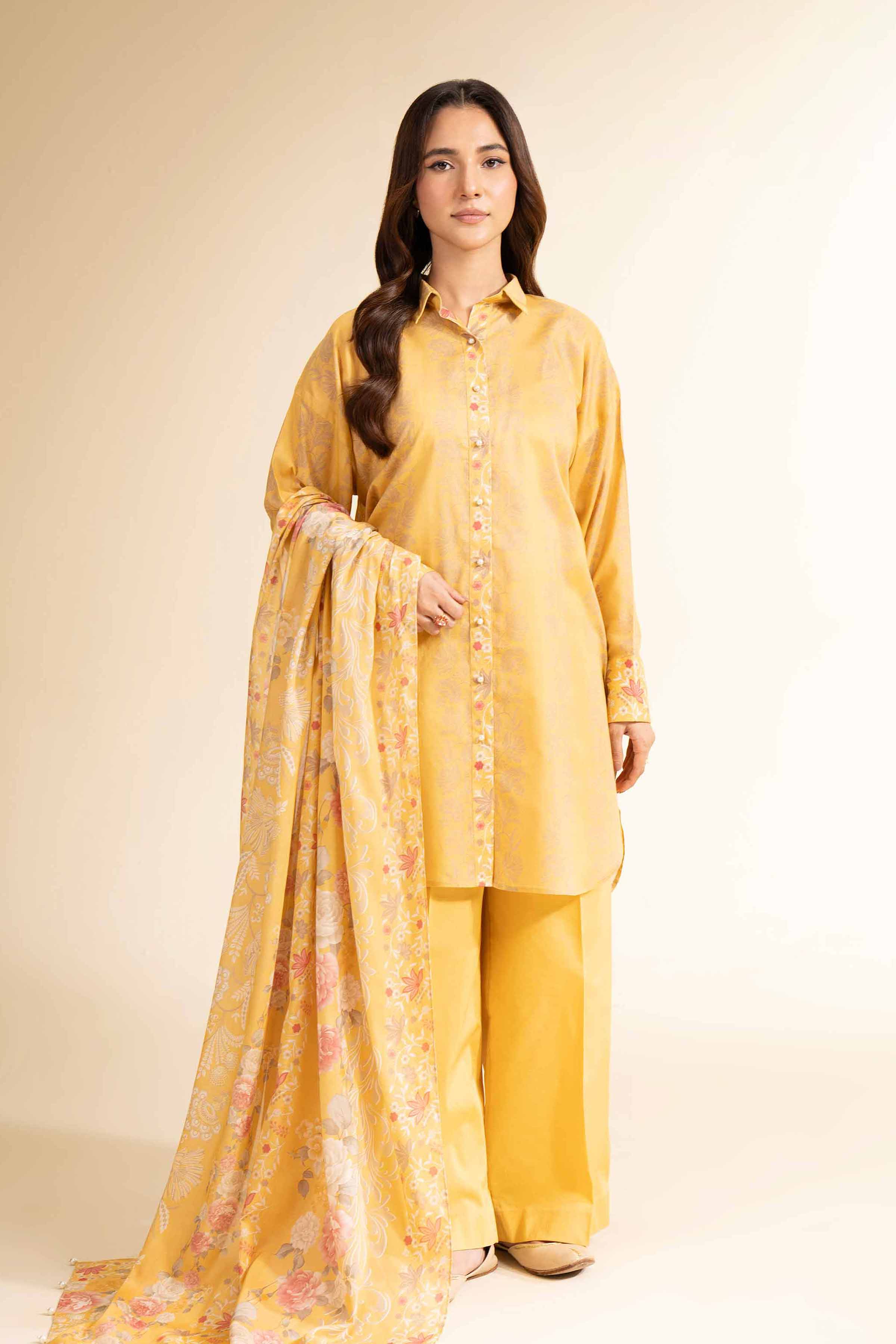 3 Piece - Printed Suit - 42501249 for Women - Unstitched Collection | Nishat | Shop Online