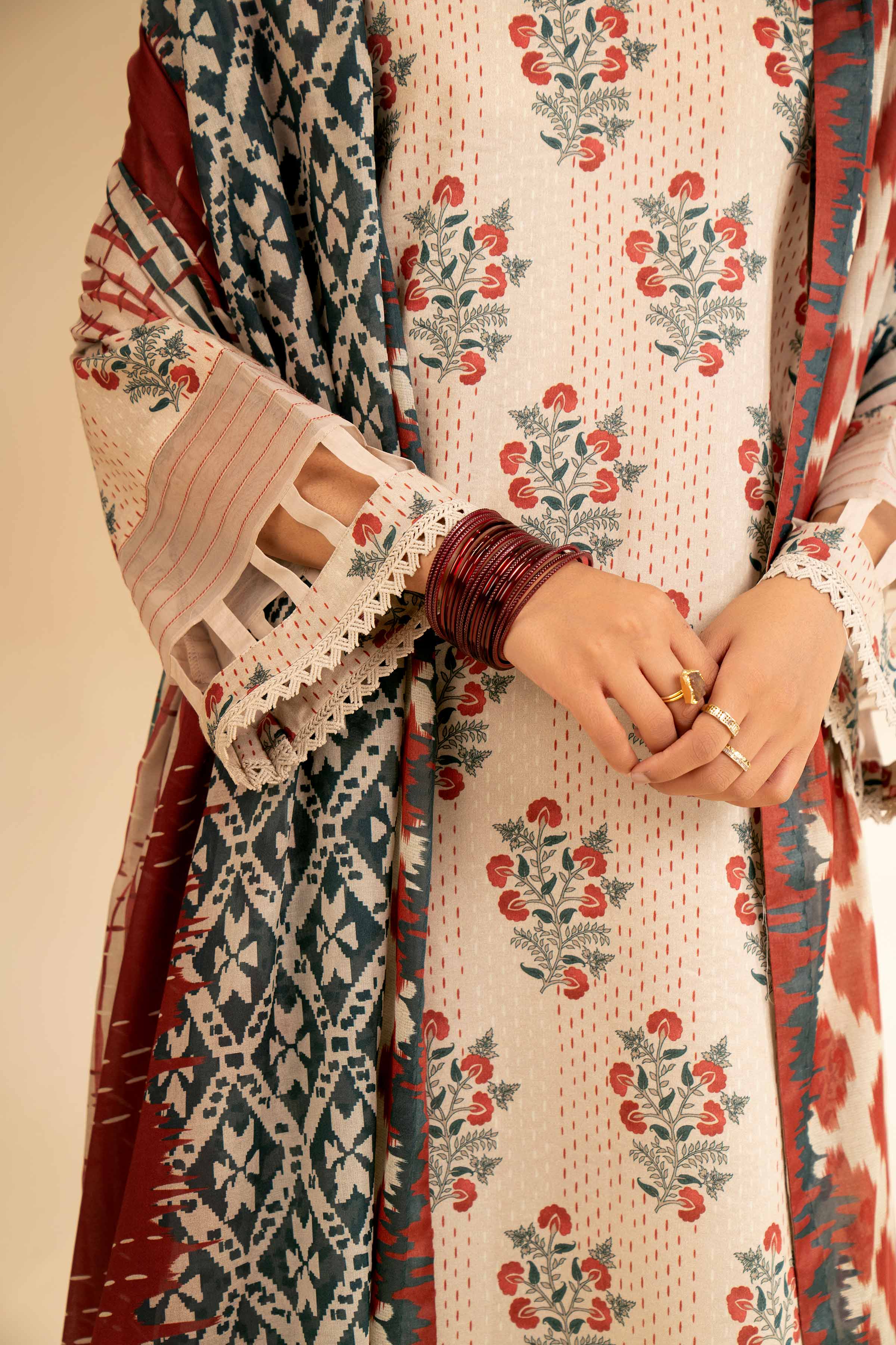 3 Piece - Printed Suit - 42501251 for Women - Unstitched Collection | Nishat | Shop Online