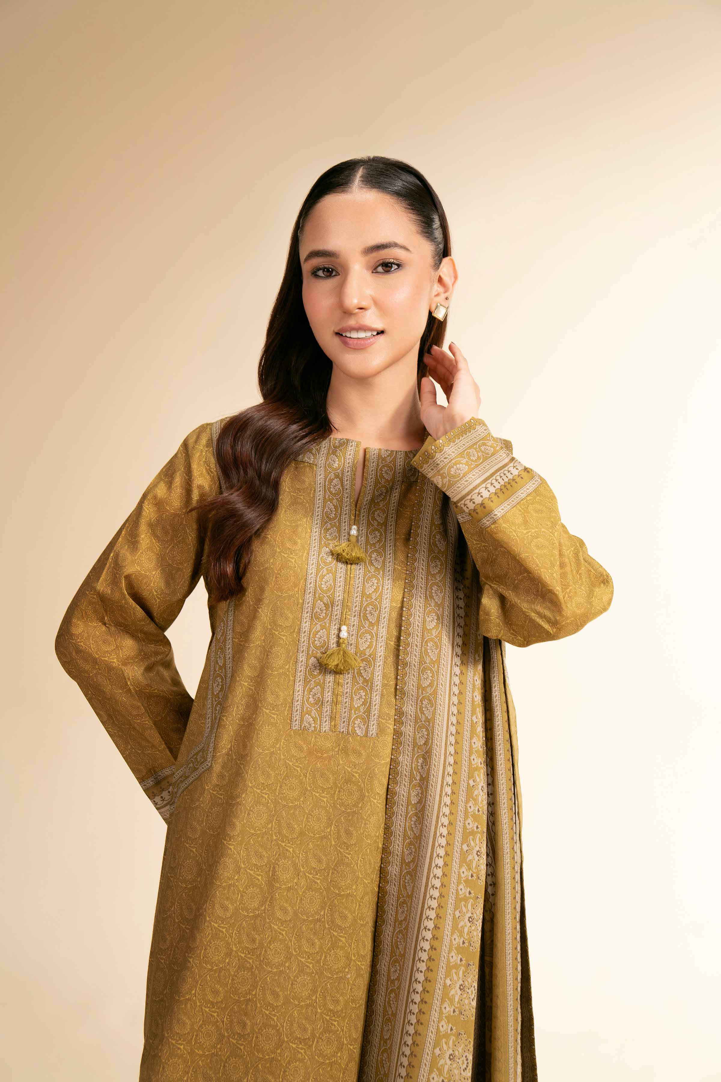 3 Piece - Printed Suit - 42501253 for Women - Unstitched Collection | Nishat | Shop Online