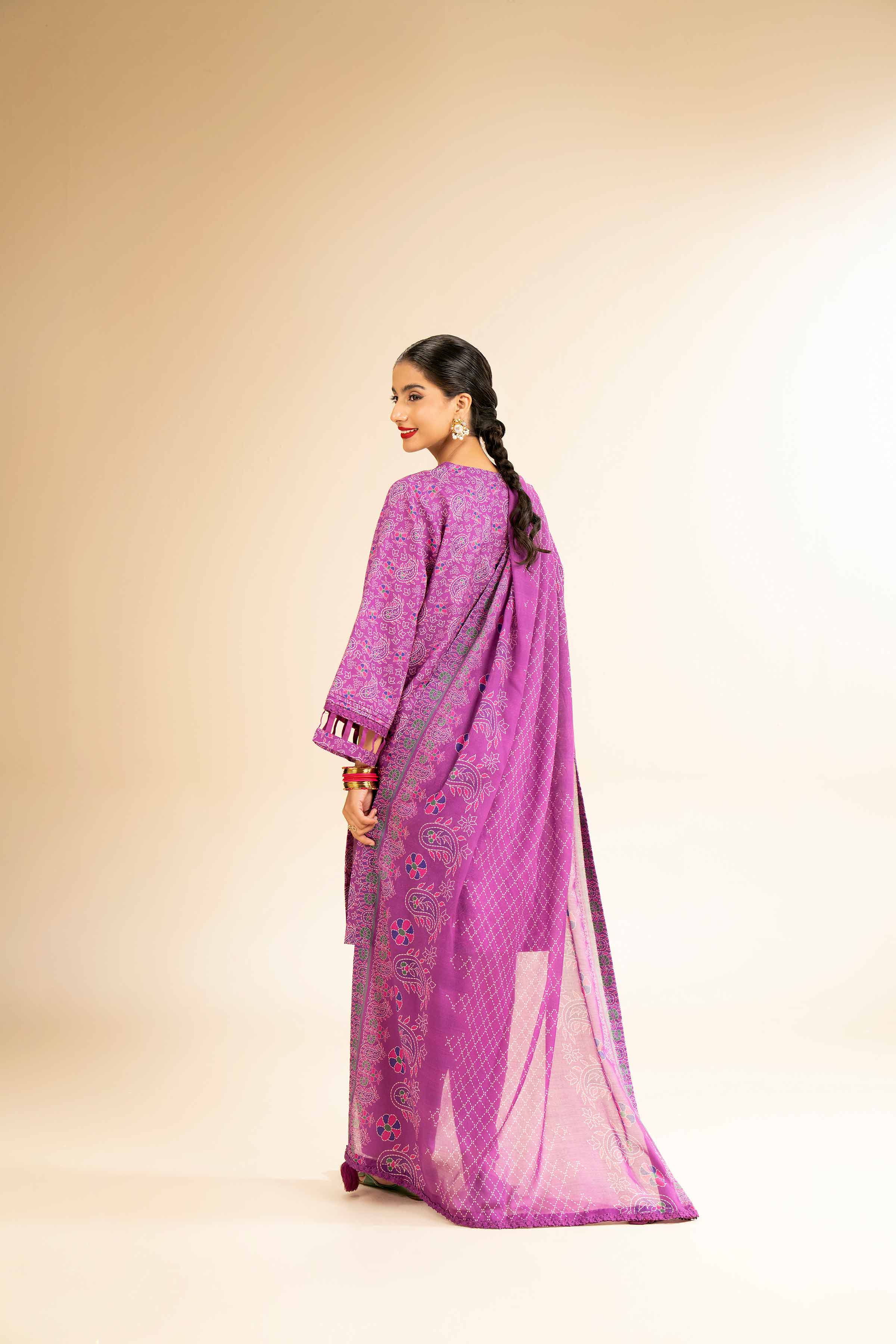 3 Piece - Printed Suit - 42501254 for Women - Unstitched Collection | Nishat | Shop Online