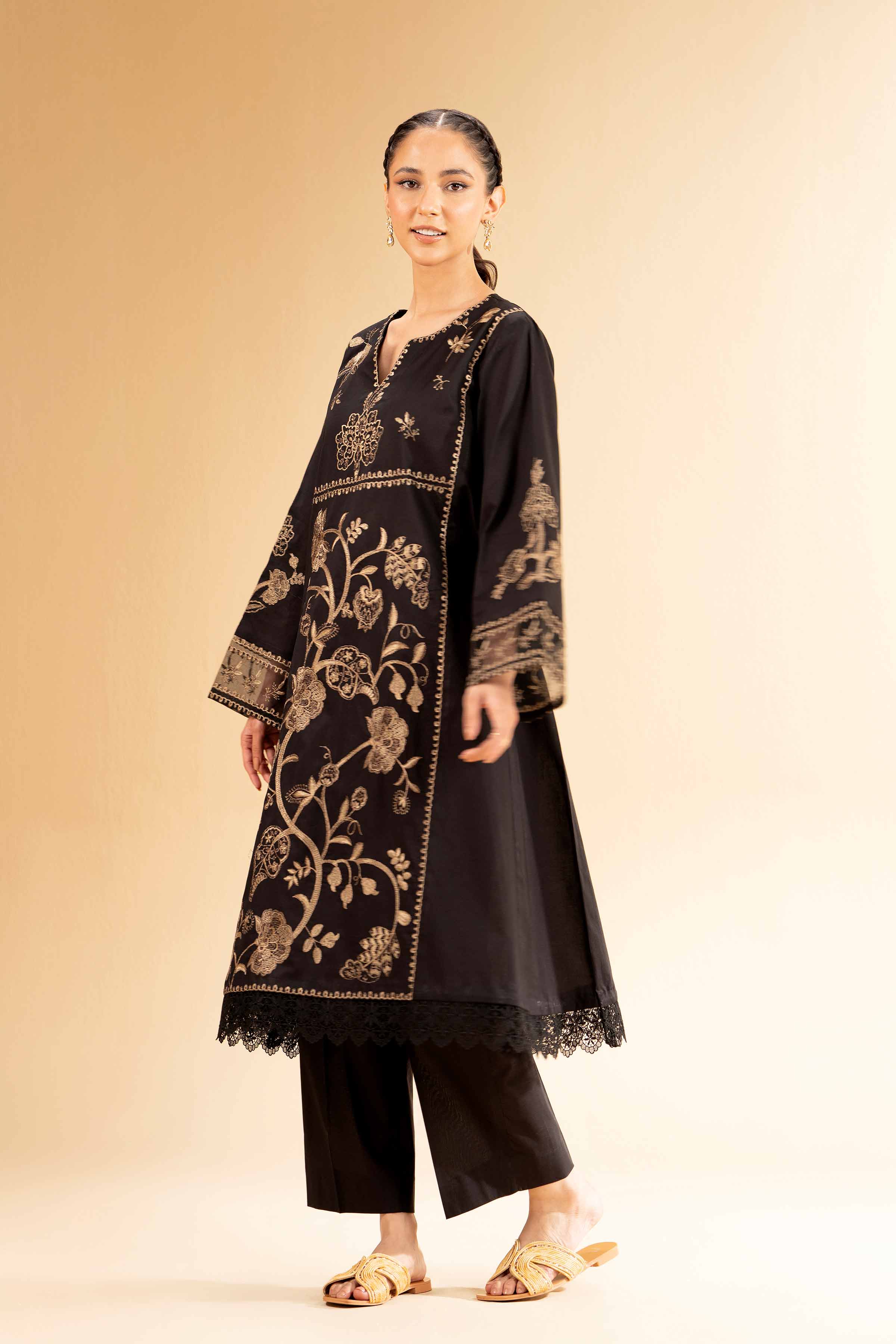 2 Piece - Dyed Embroidered Suit - 42501256 for Women - Unstitched Collection | Nishat | Shop Online