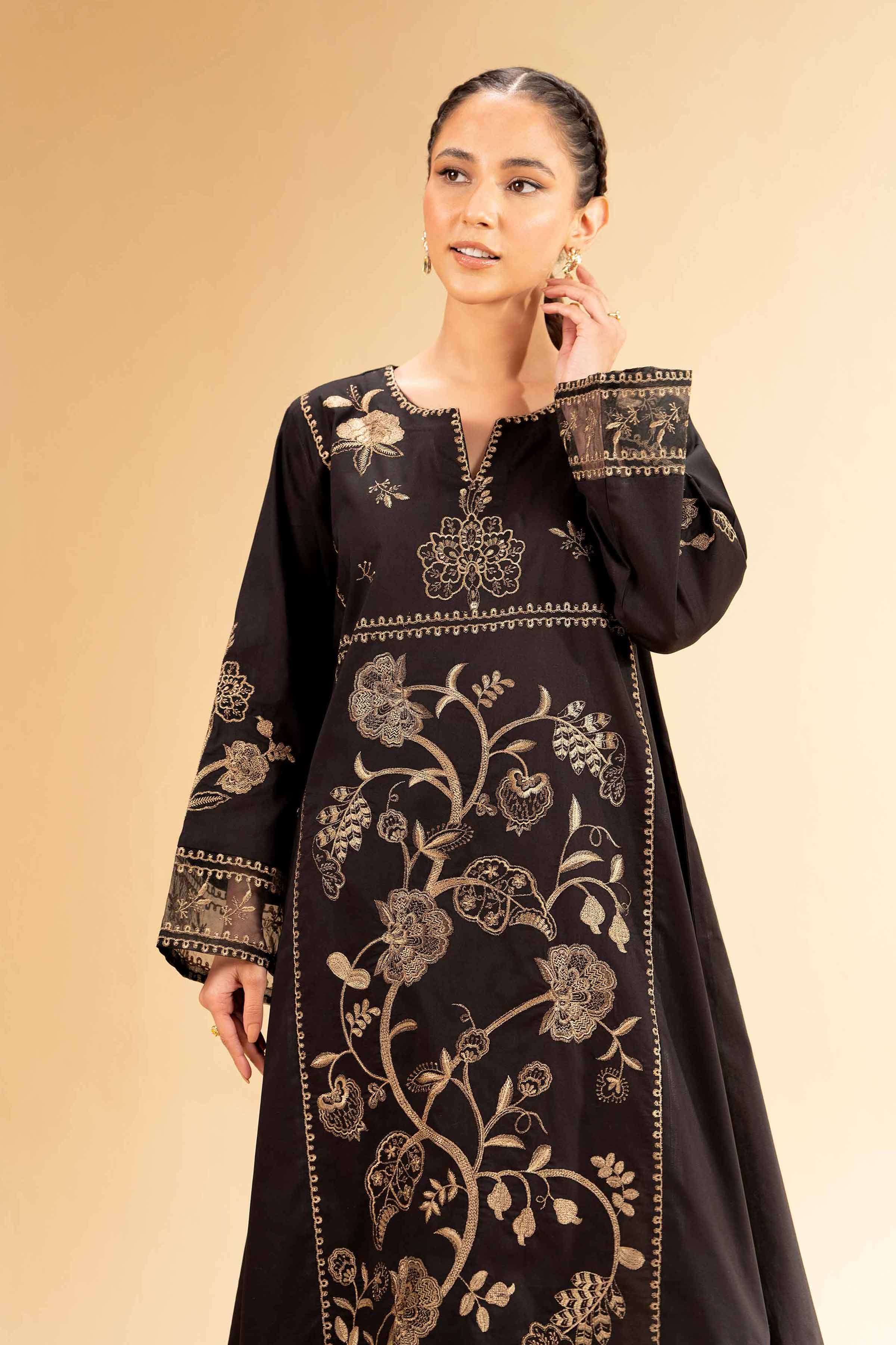 2 Piece - Dyed Embroidered Suit - 42501256 for Women - Unstitched Collection | Nishat | Shop Online