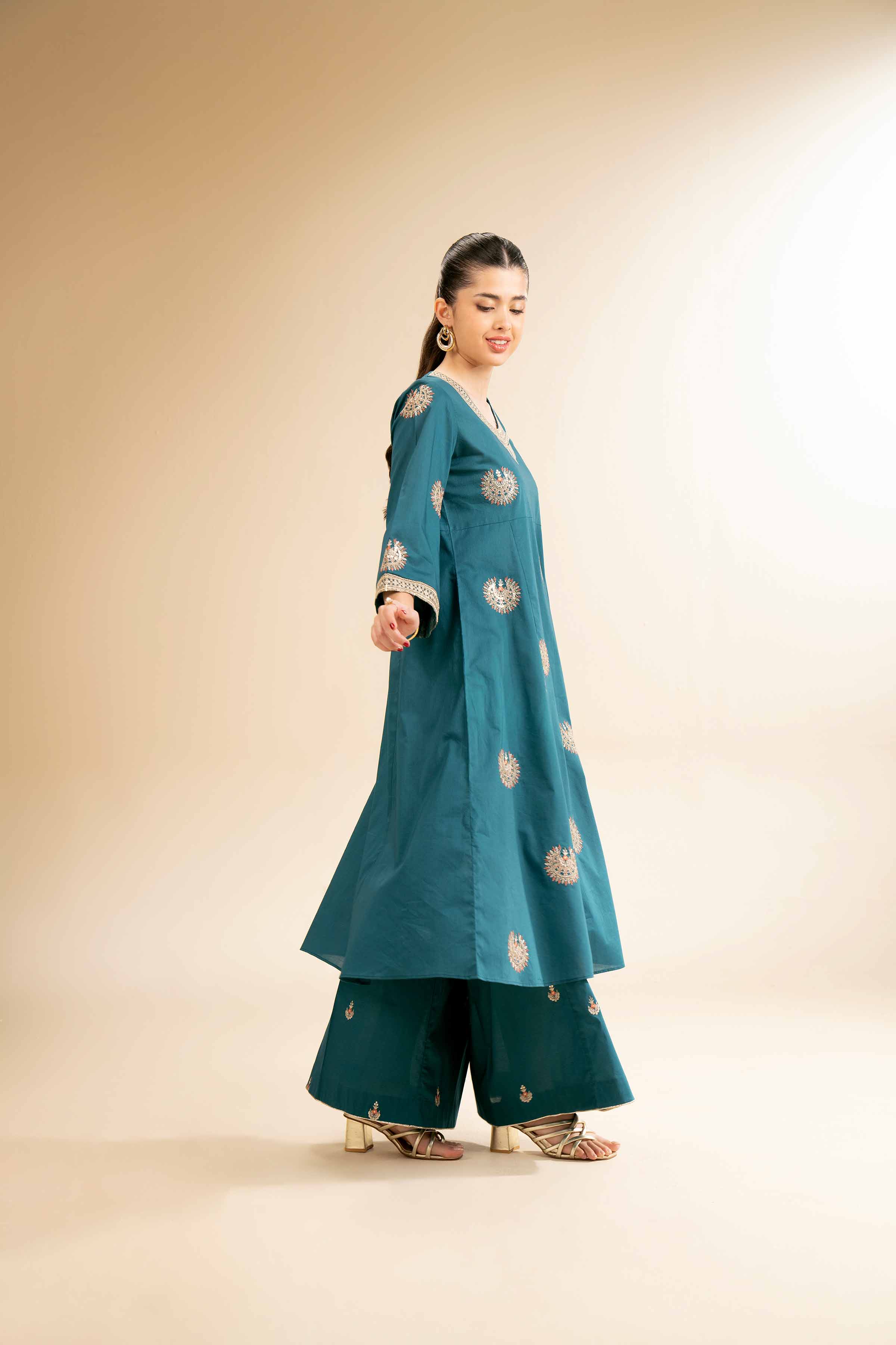 2 Piece - Dyed Embroidered Suit - 42501257 for Women - Unstitched Collection | Nishat | Shop Online
