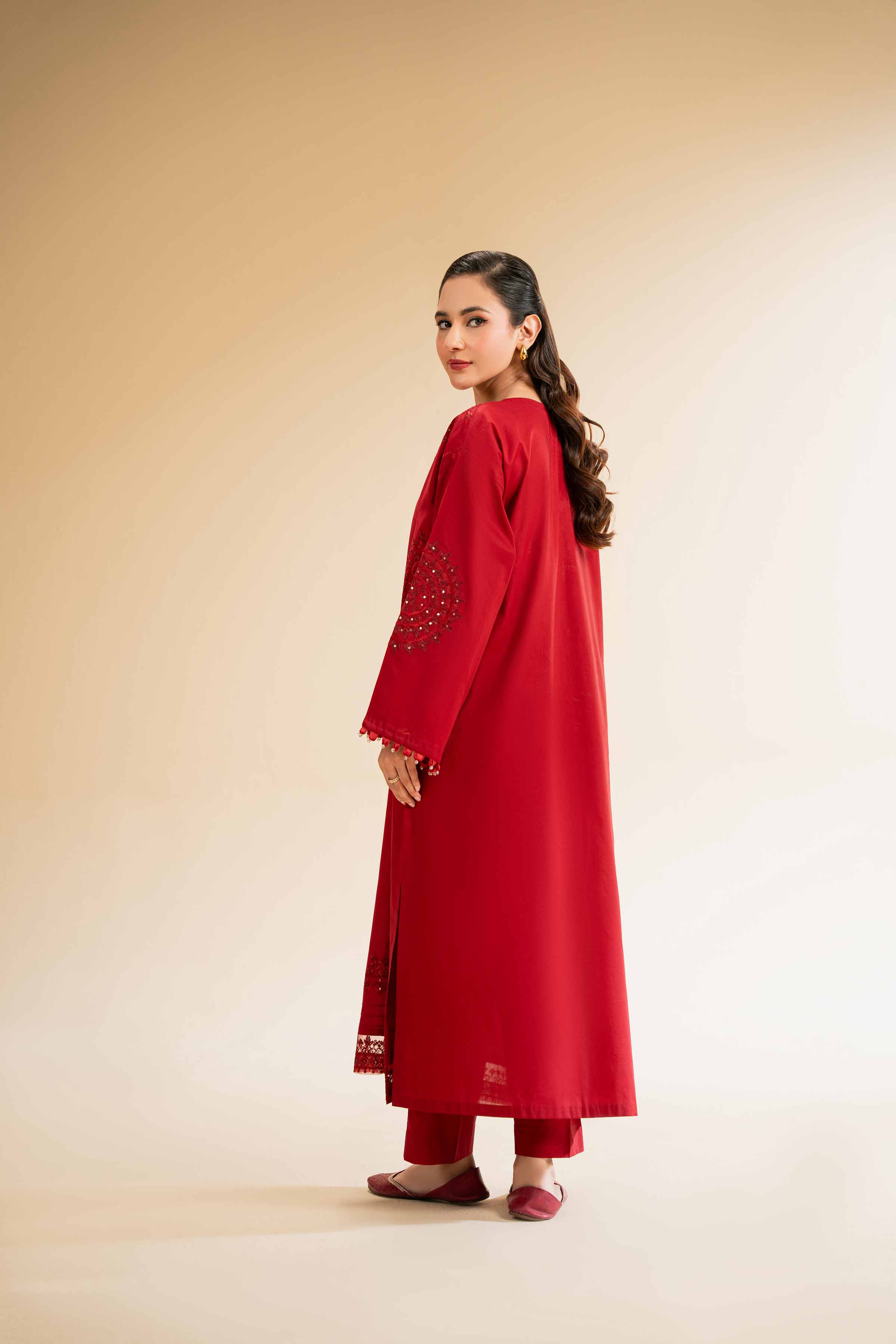 2 Piece - Dyed Embroidered Suit - 42501259 for Women - Unstitched Collection | Nishat | Shop Online