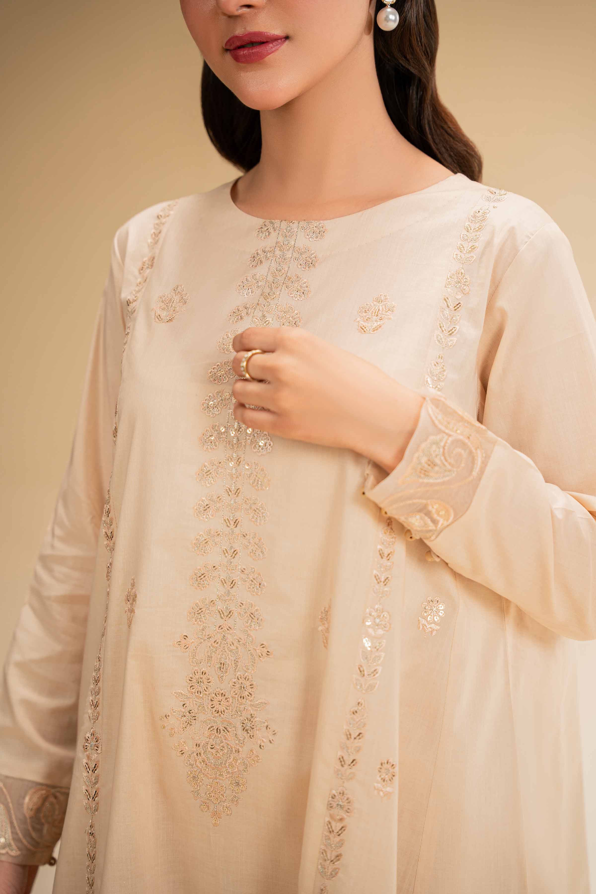 2 Piece - Dyed Embroidered Suit - 42501265 for Women - Unstitched Collection | Nishat | Shop Online