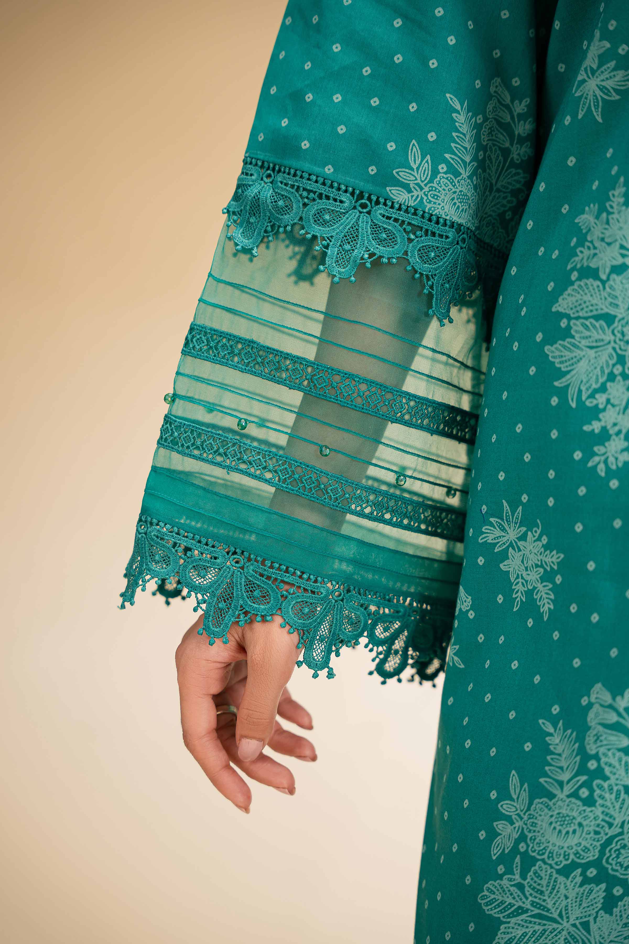 3 Piece - Printed Embroidered Suit - 42501278 for Women - Unstitched Collection | Nishat | Shop Online