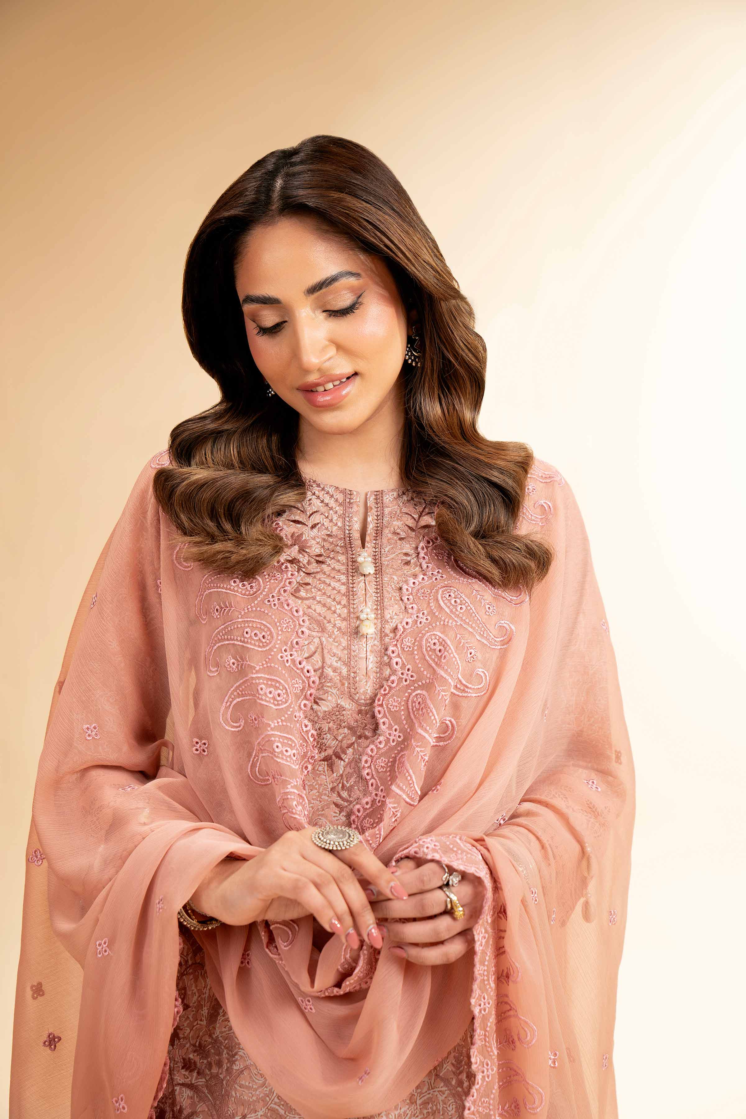 3 Piece - Printed Embroidered Suit - 42501281 for Women - Unstitched Collection | Nishat | Shop Online