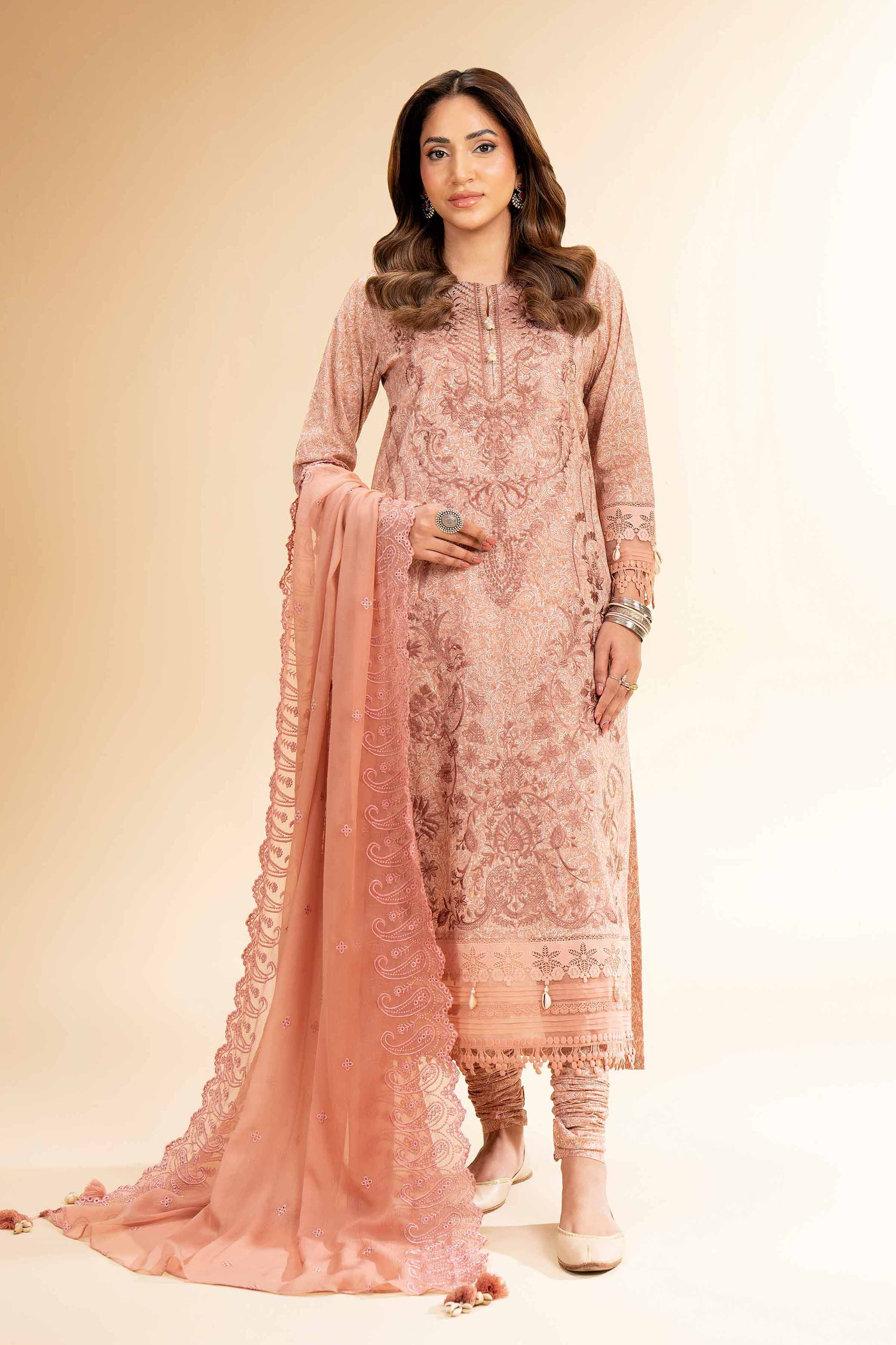 3 Piece - Printed Embroidered Suit - 42501281 for Women - Unstitched Collection | Nishat | Shop Online