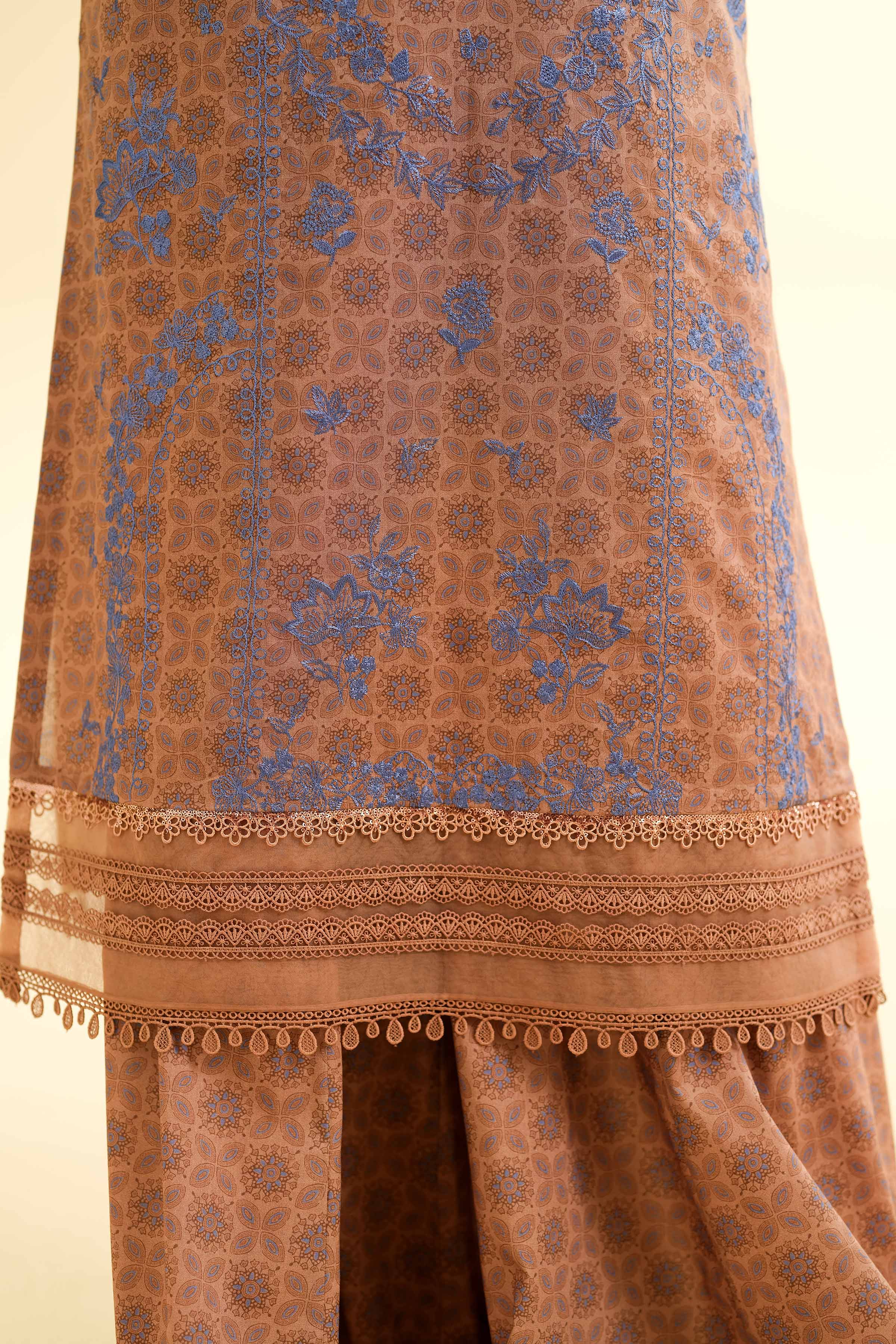 3 Piece - Printed Embroidered Suit - 42501282 for Women - Unstitched Collection | Nishat | Shop Online