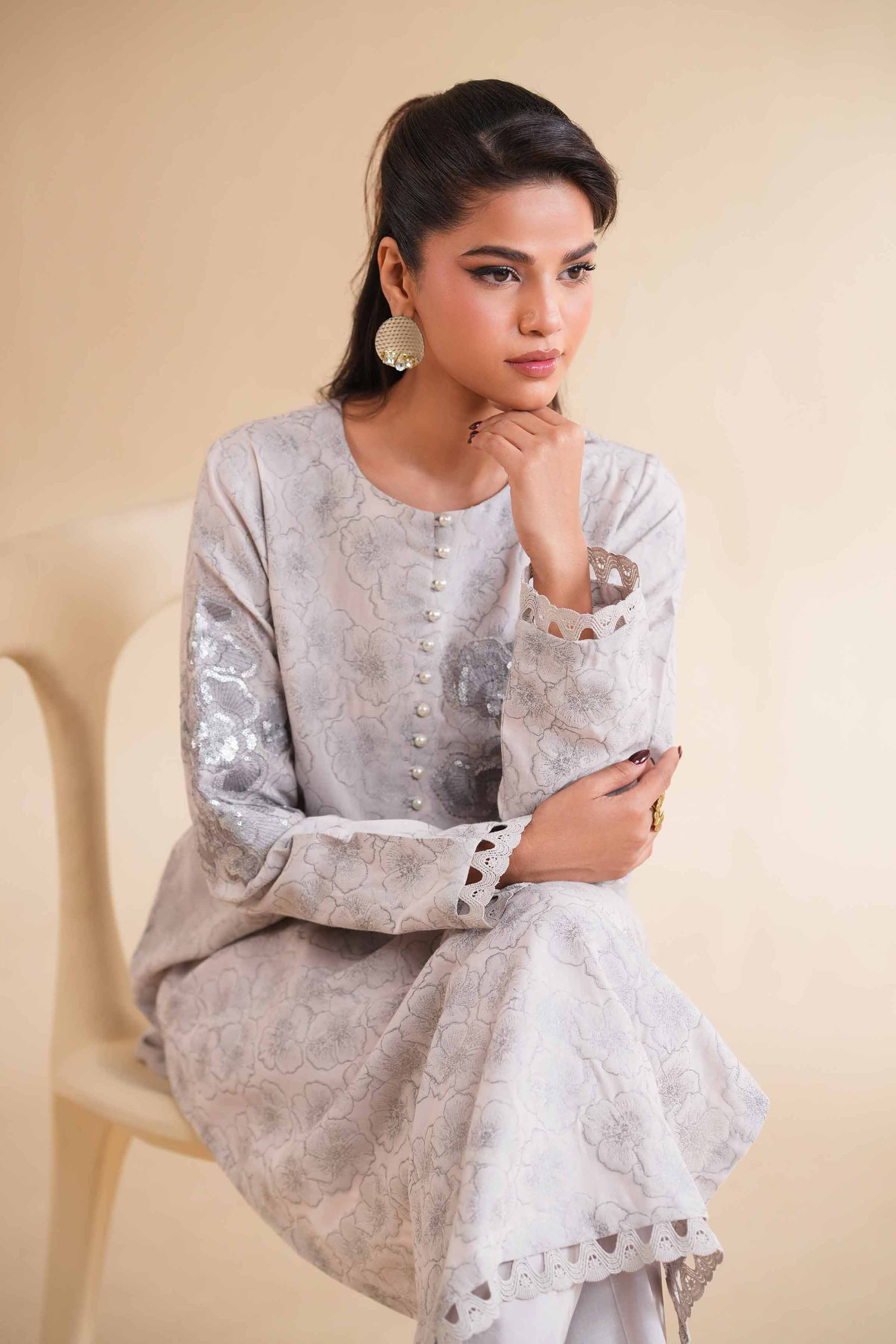 2 Piece - Jacquard Embroidered Suit - 42501288 for Women - Unstitched Collection | Nishat | Shop Online