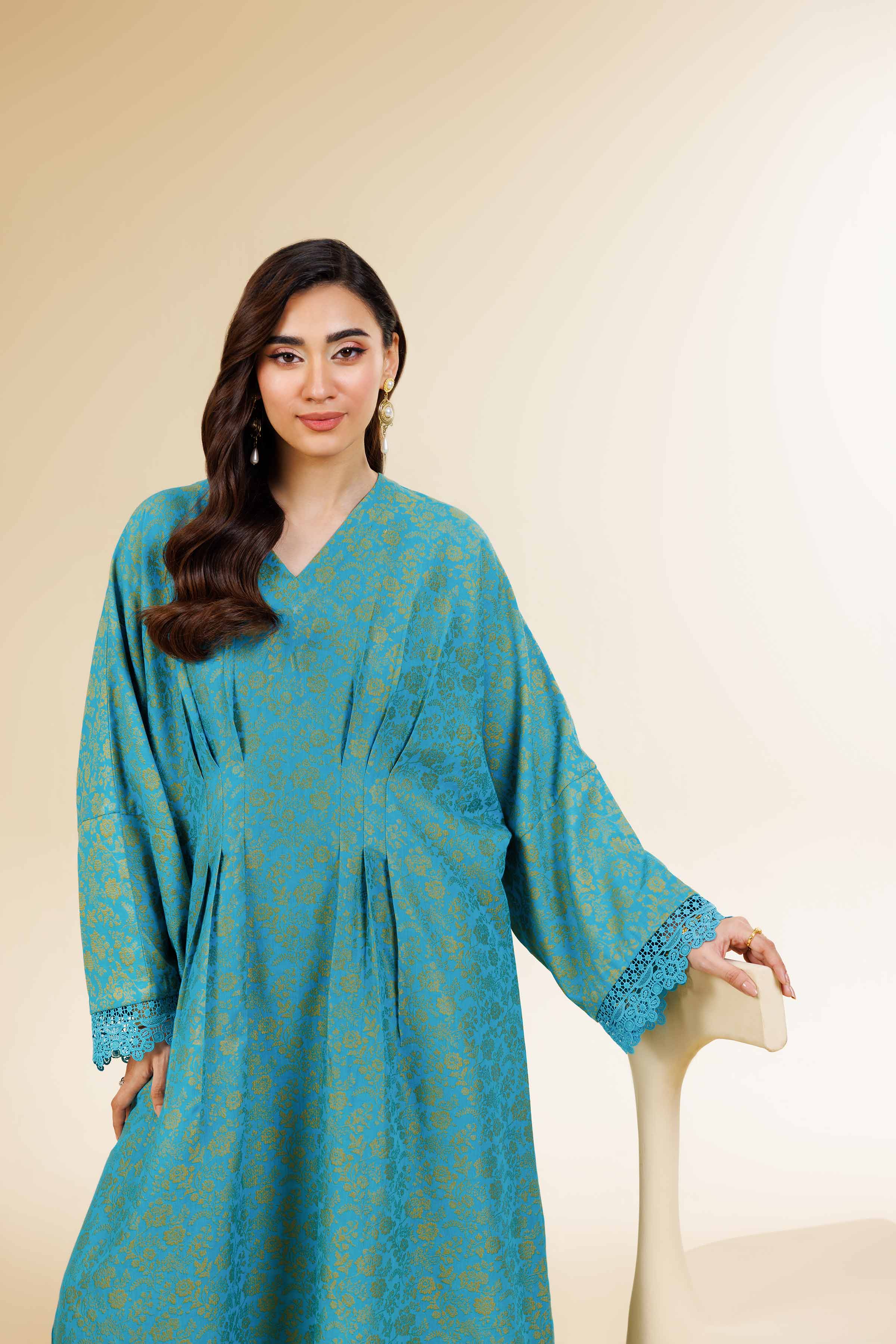 2 Piece - Jacquard Embroidered Suit - 42501291 for Women - Unstitched Collection | Nishat | Shop Online