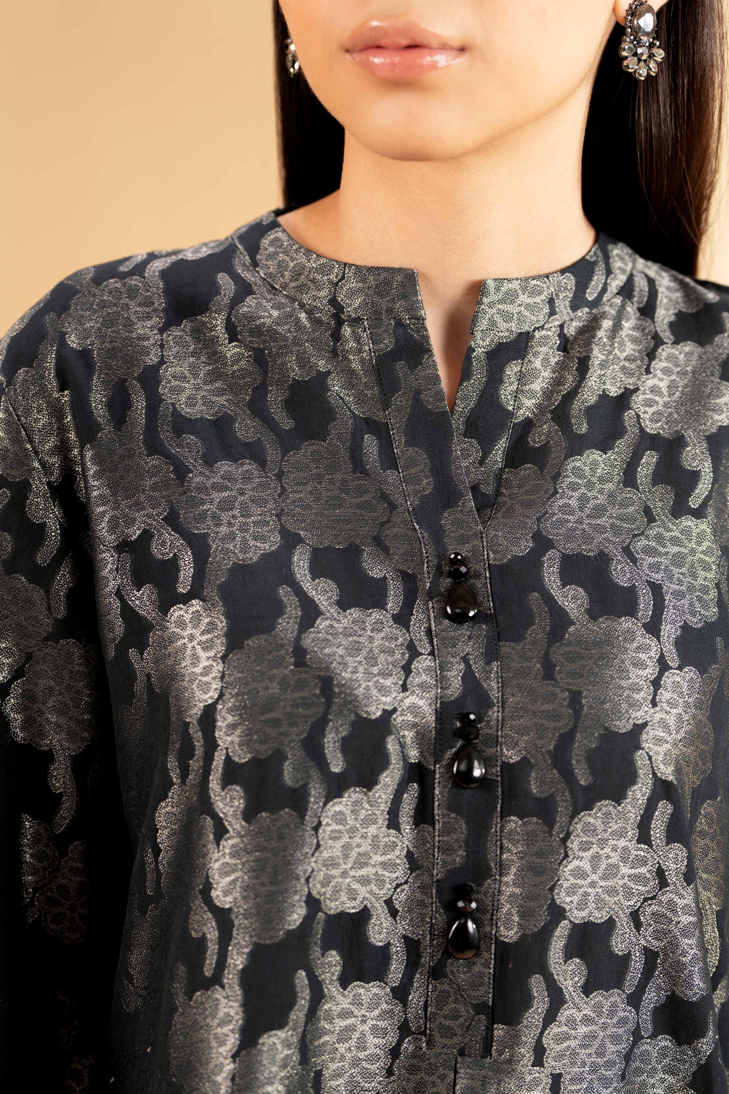2 Piece - Jacquard Embroidered Suit - 42501293 for Women - Unstitched Collection | Nishat | Shop Online