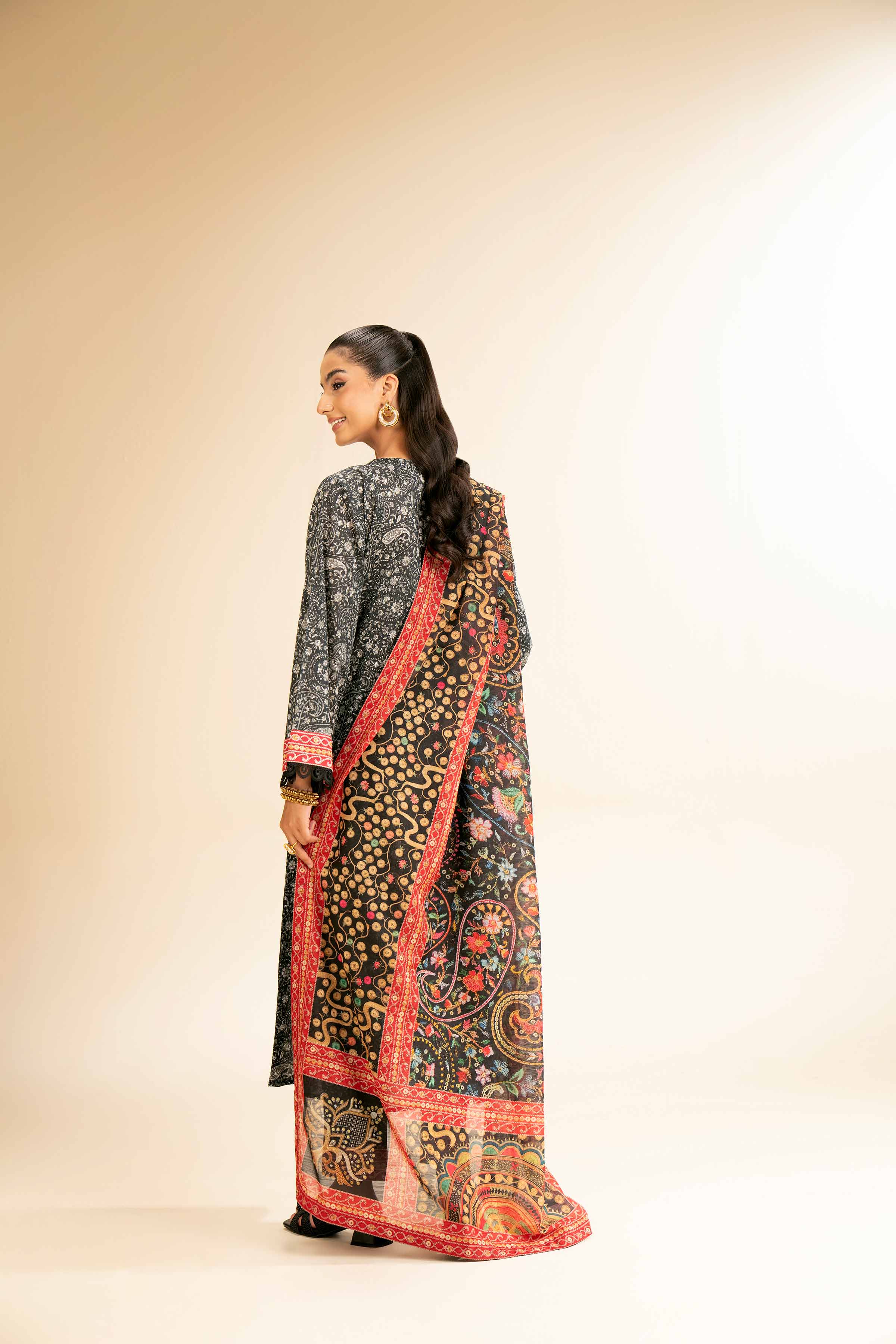 3 Piece - Printed Embroidered Suit - 42501308 for Women - Unstitched Collection | Nishat | Shop Online