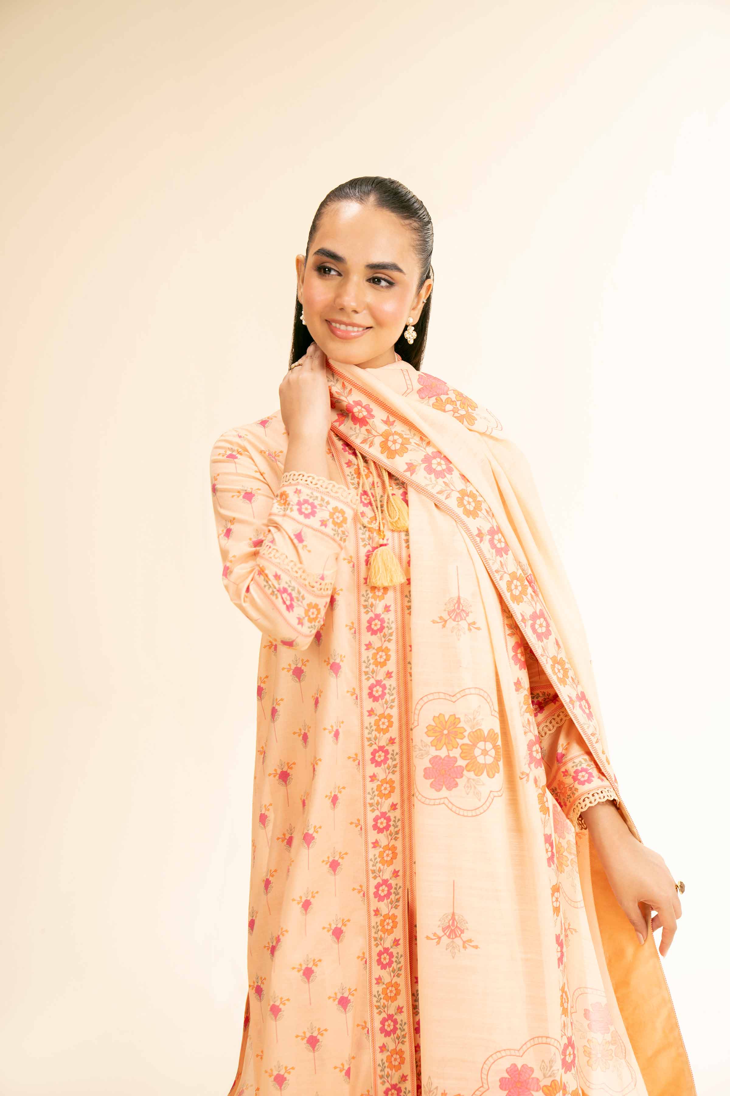 3 Piece - Printed Suit - 42501317 for Women - Unstitched Collection | Nishat | Shop Online