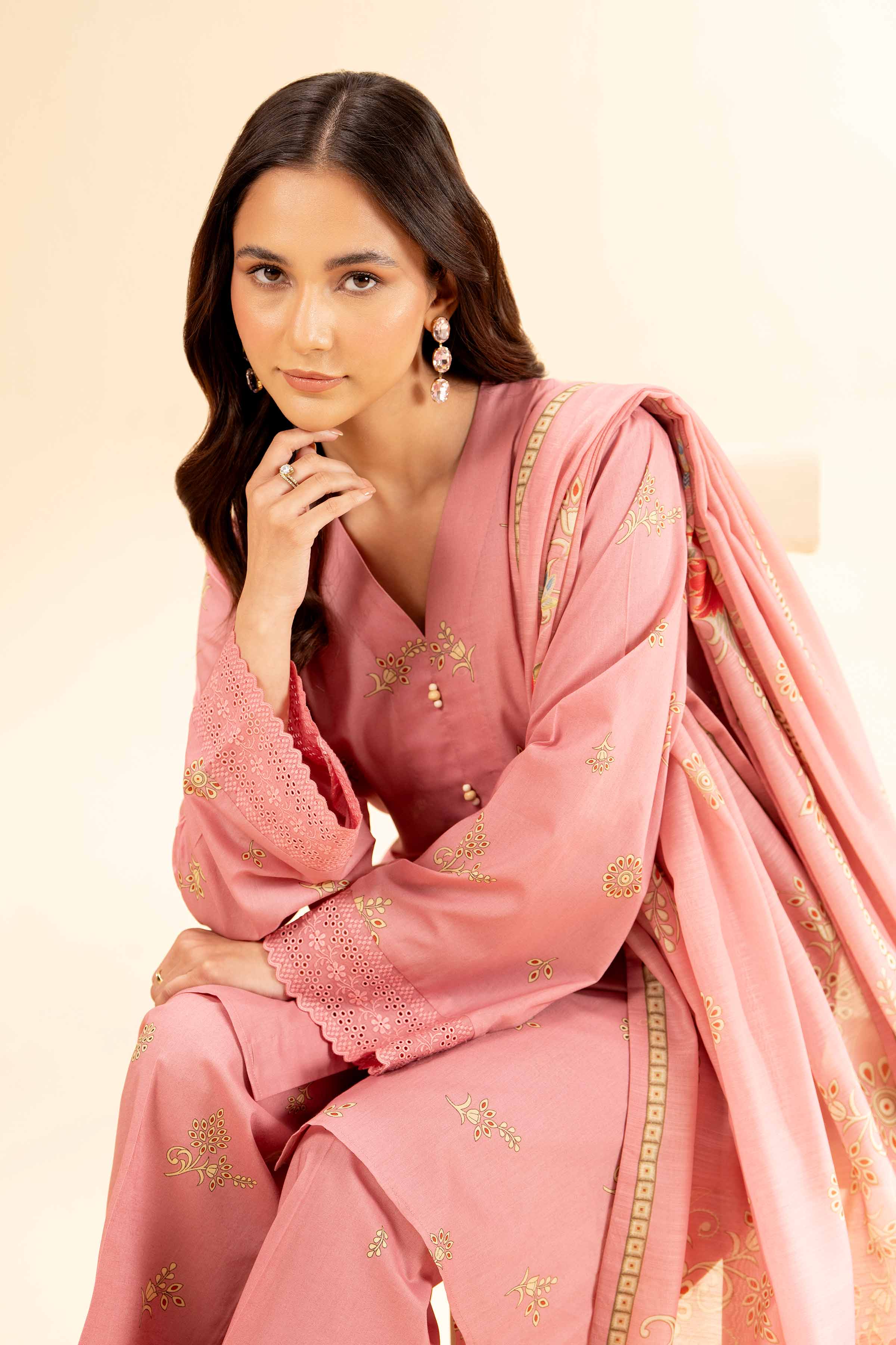 3 Piece - Printed Suit - 42501318 for Women - Unstitched Collection | Nishat | Shop Online