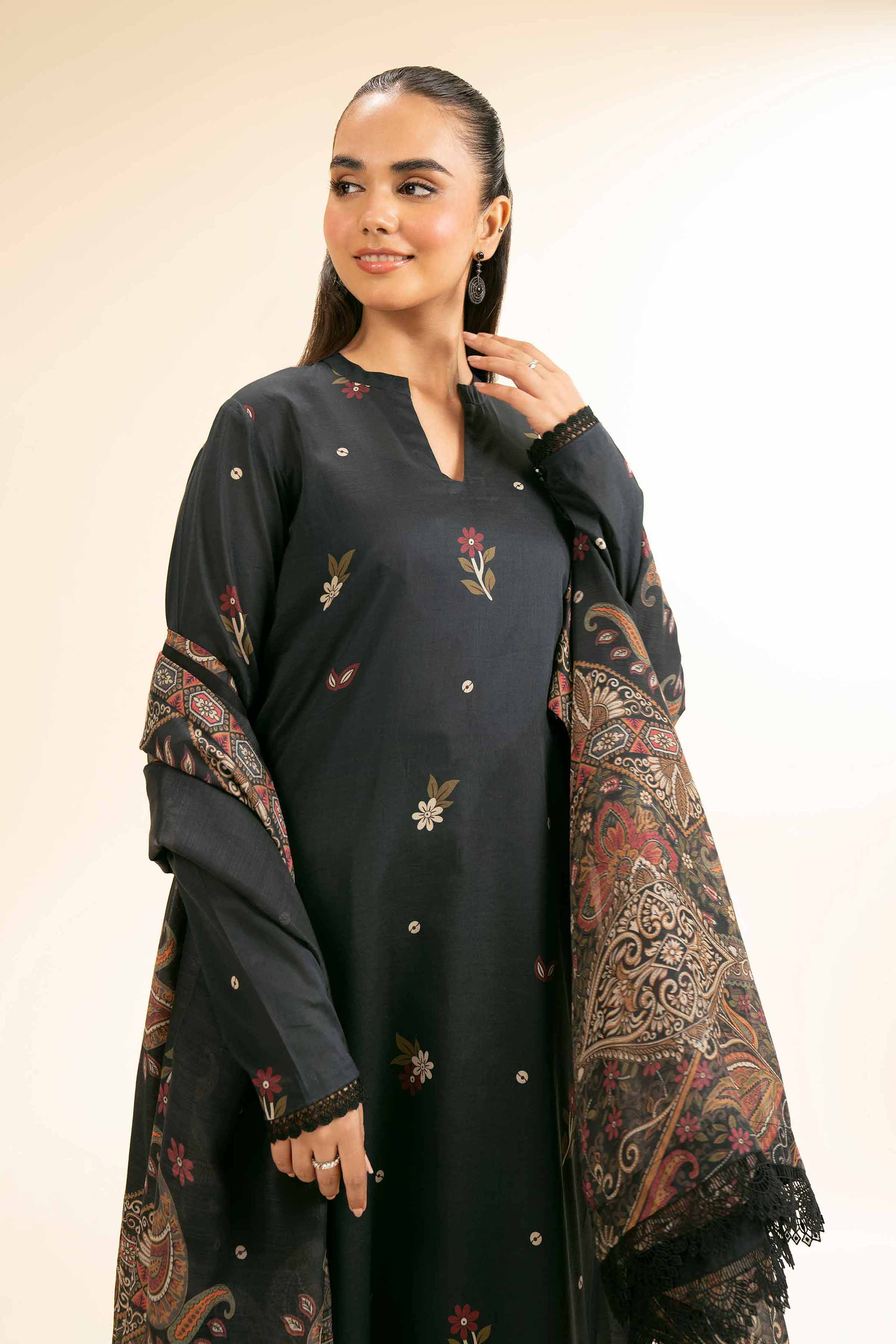 3 Piece - Printed Suit - 42501319 for Women - Unstitched Collection | Nishat | Shop Online