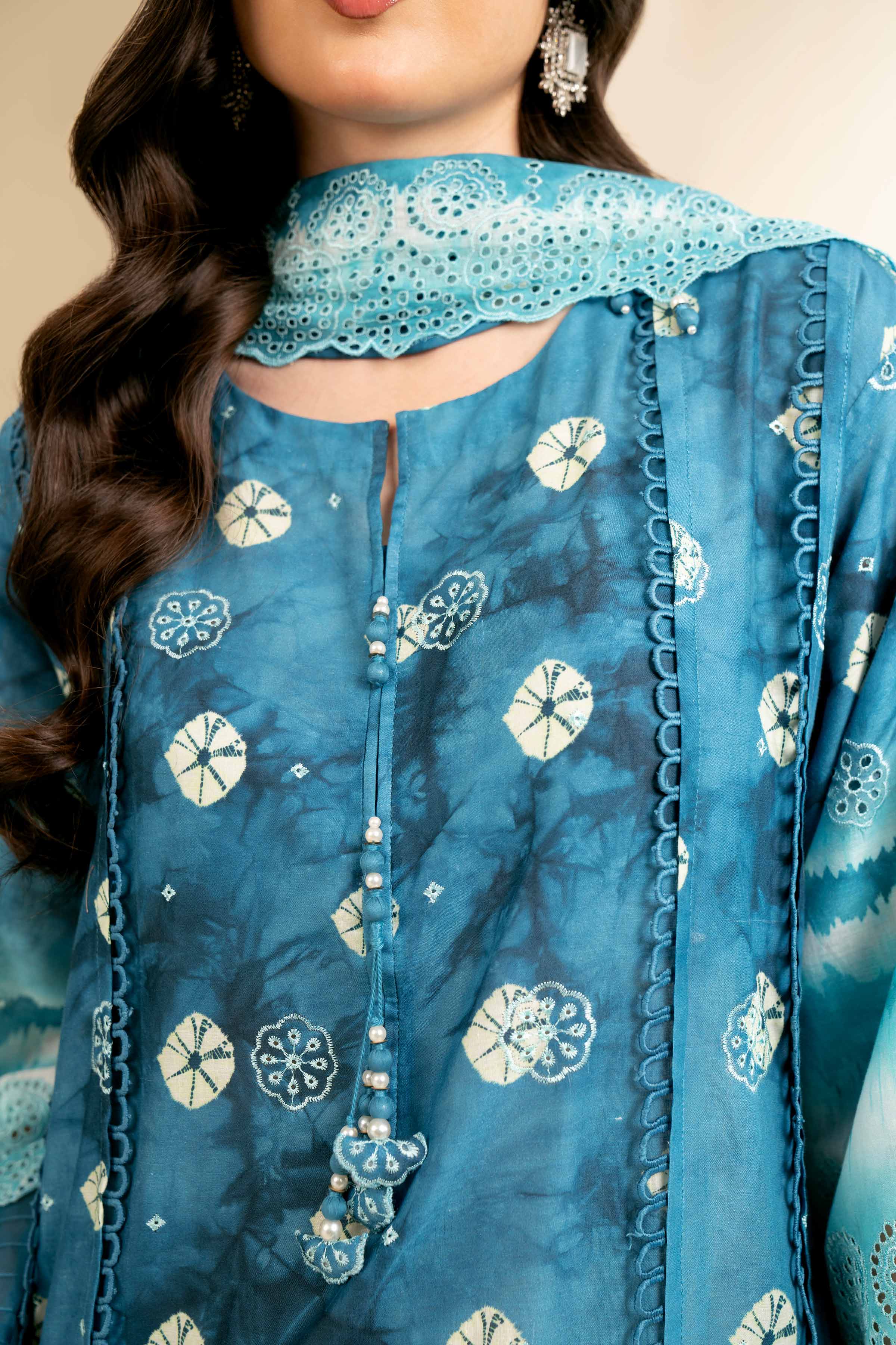 3 Piece - Digital Printed Embroidered Suit - 42501338 for Women - Unstitched Collection | Nishat | Shop Online