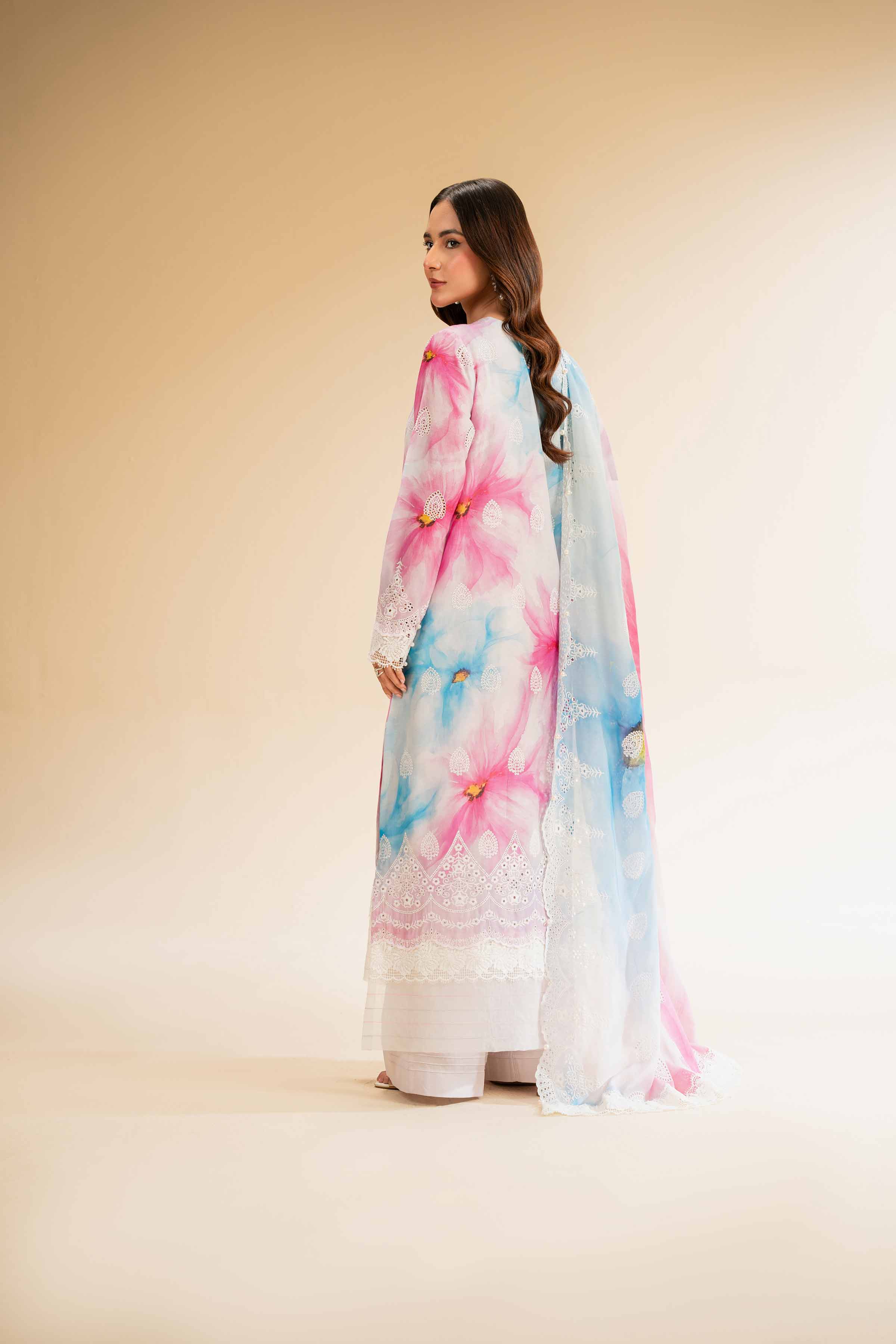 3 Piece - Digital Printed Embroidered Suit - 42501339 for Women - Unstitched Collection | Nishat | Shop Online