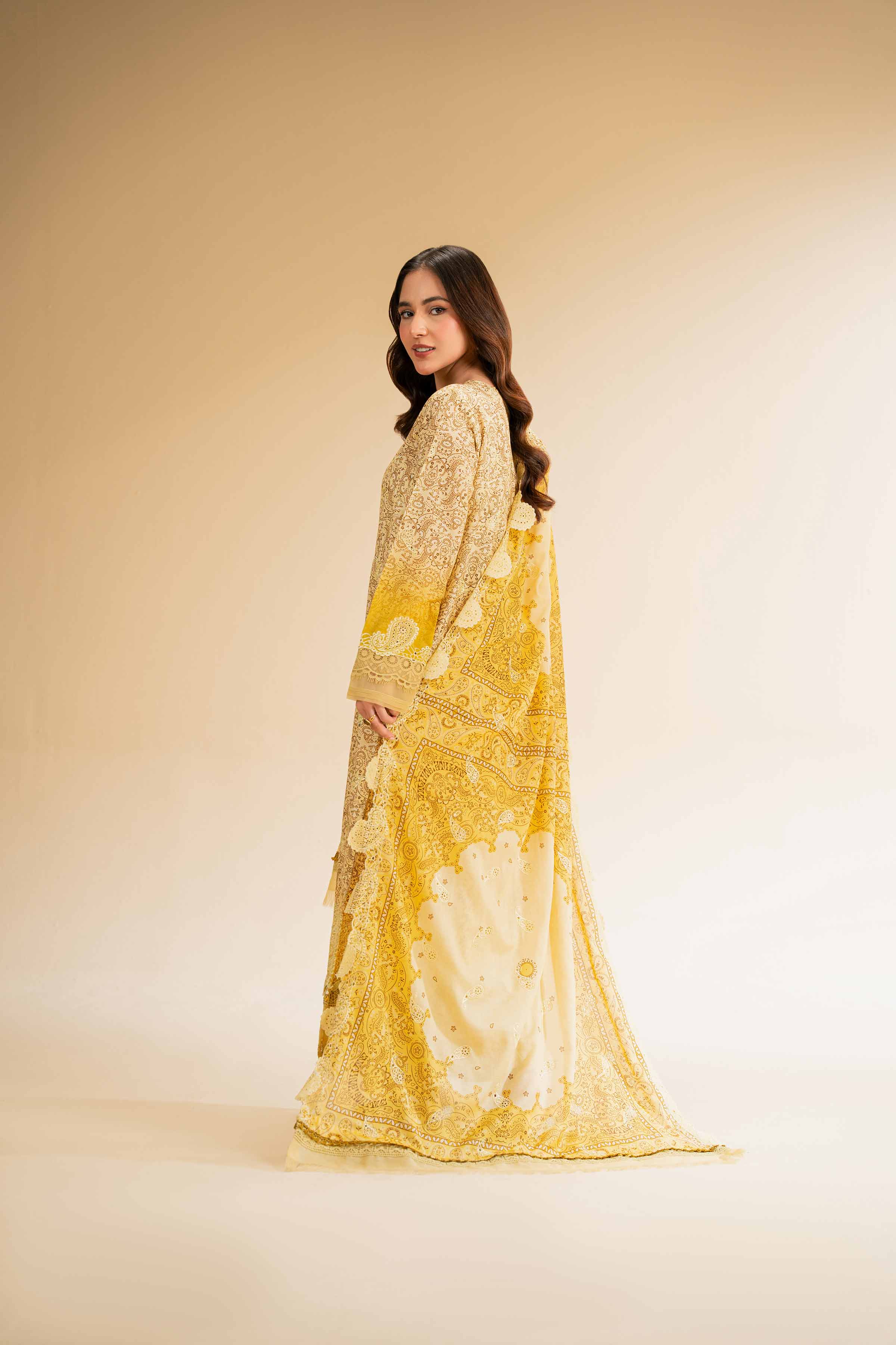 3 Piece - Digital Printed Embroidered Suit - 42501342 for Women - Unstitched Collection | Nishat | Shop Online