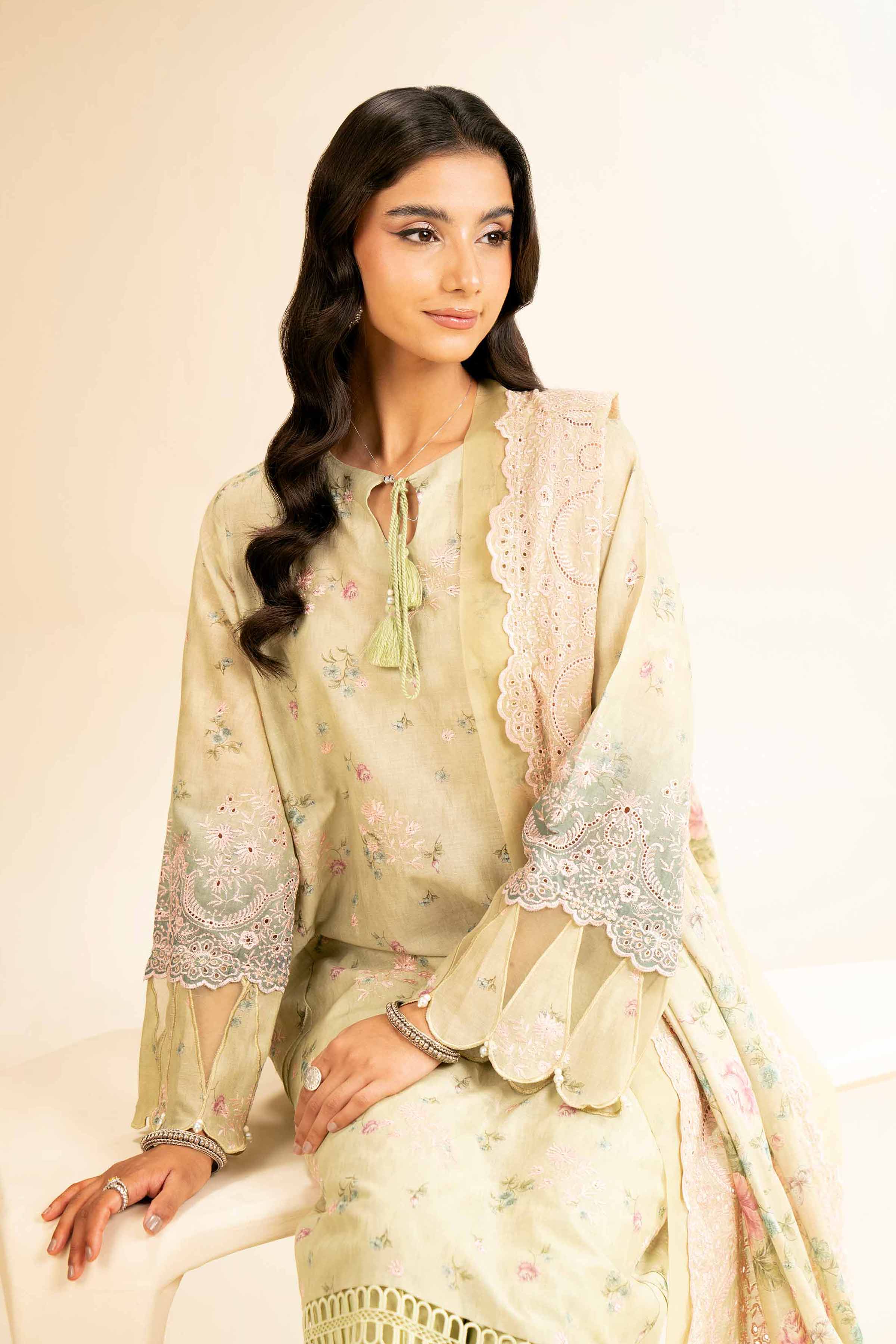 3 Piece - Digital Printed Embroidered Suit - 42501344 for Women - Unstitched Collection | Nishat | Shop Online