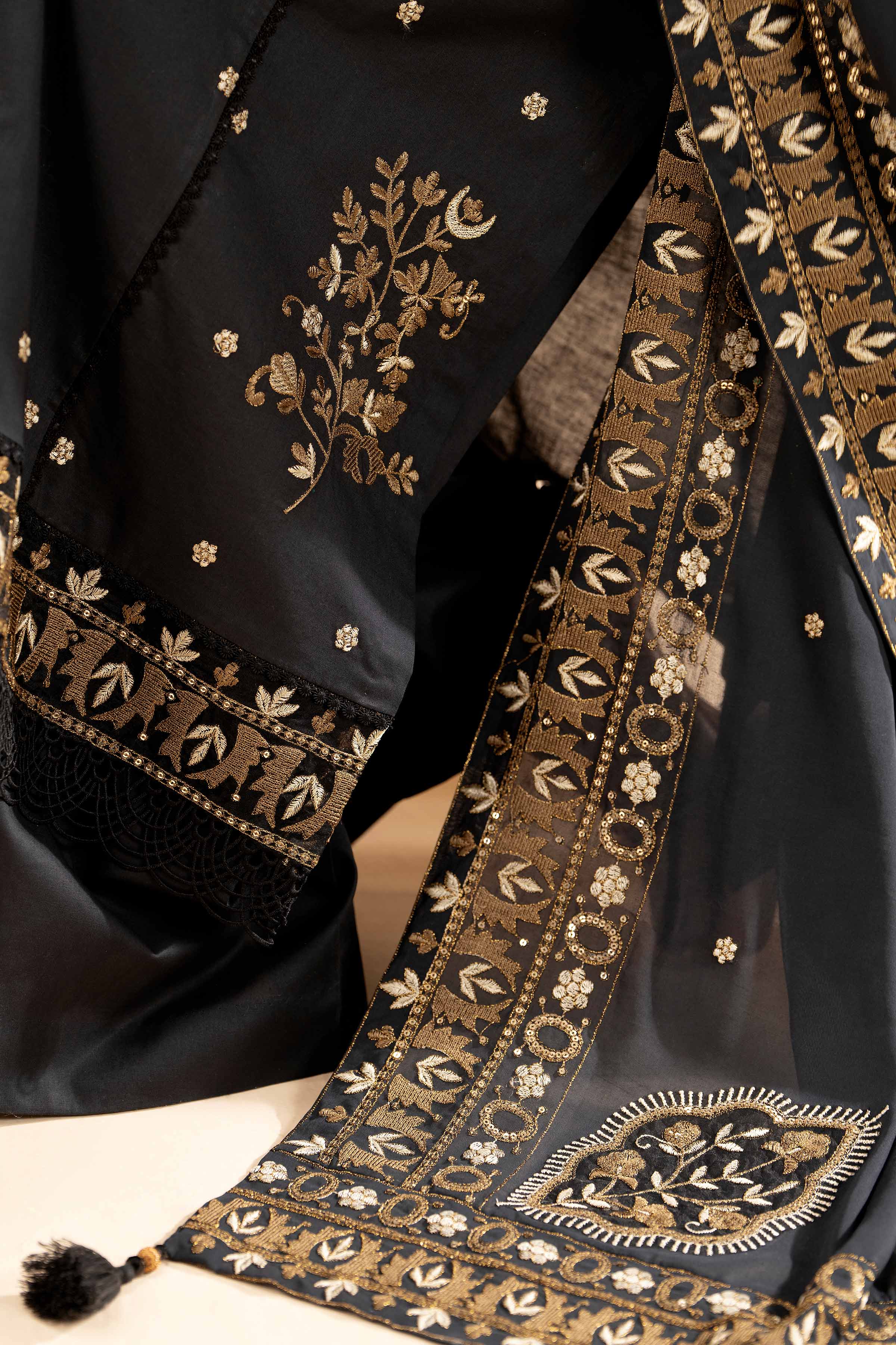 3 Piece - Dyed Embroidered Suit - 42501348 for Women - Unstitched Collection | Nishat | Shop Online
