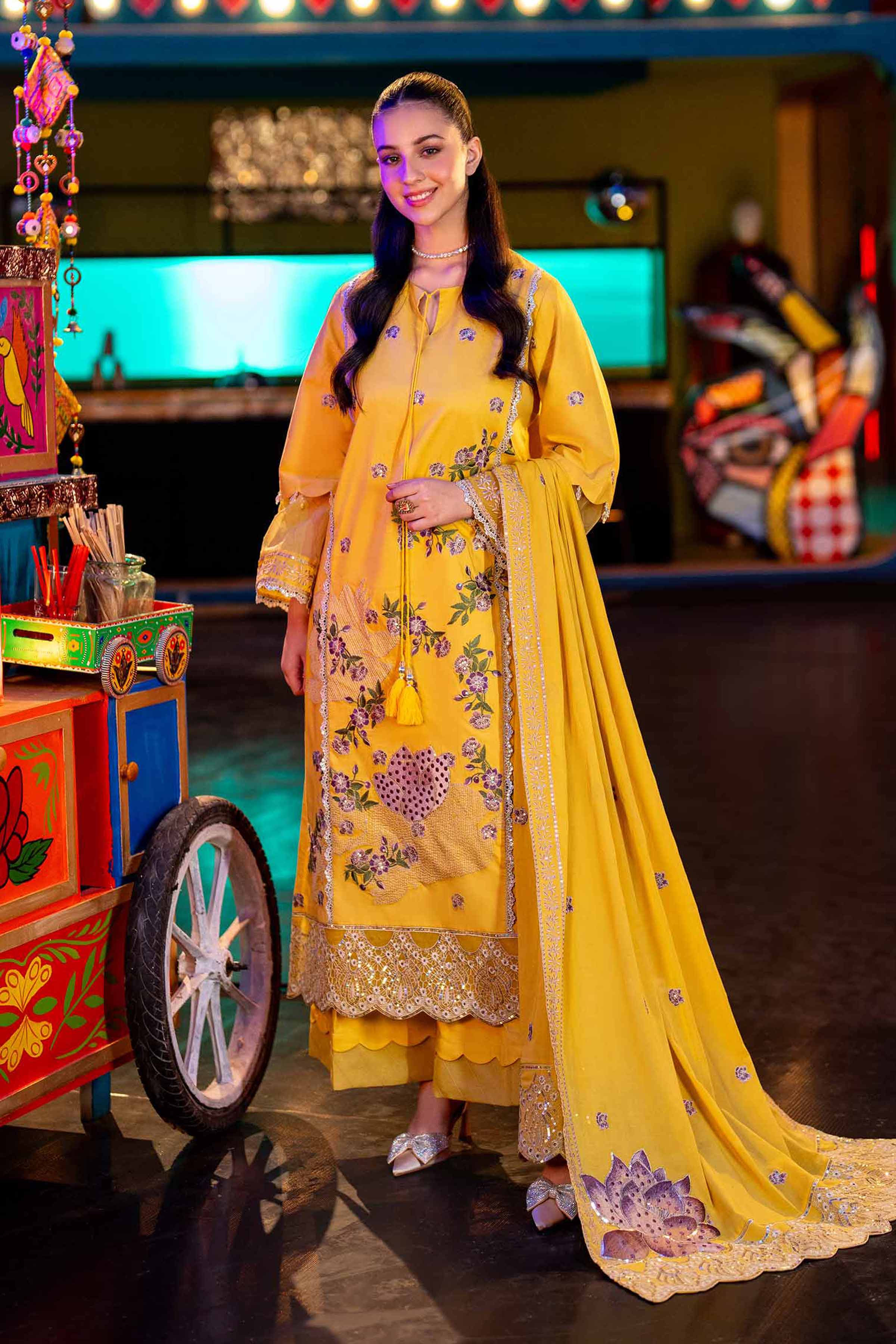 3 Piece - Dyed Embroidered Suit - 42501352 for Women - Unstitched Collection | Nishat | Shop Online