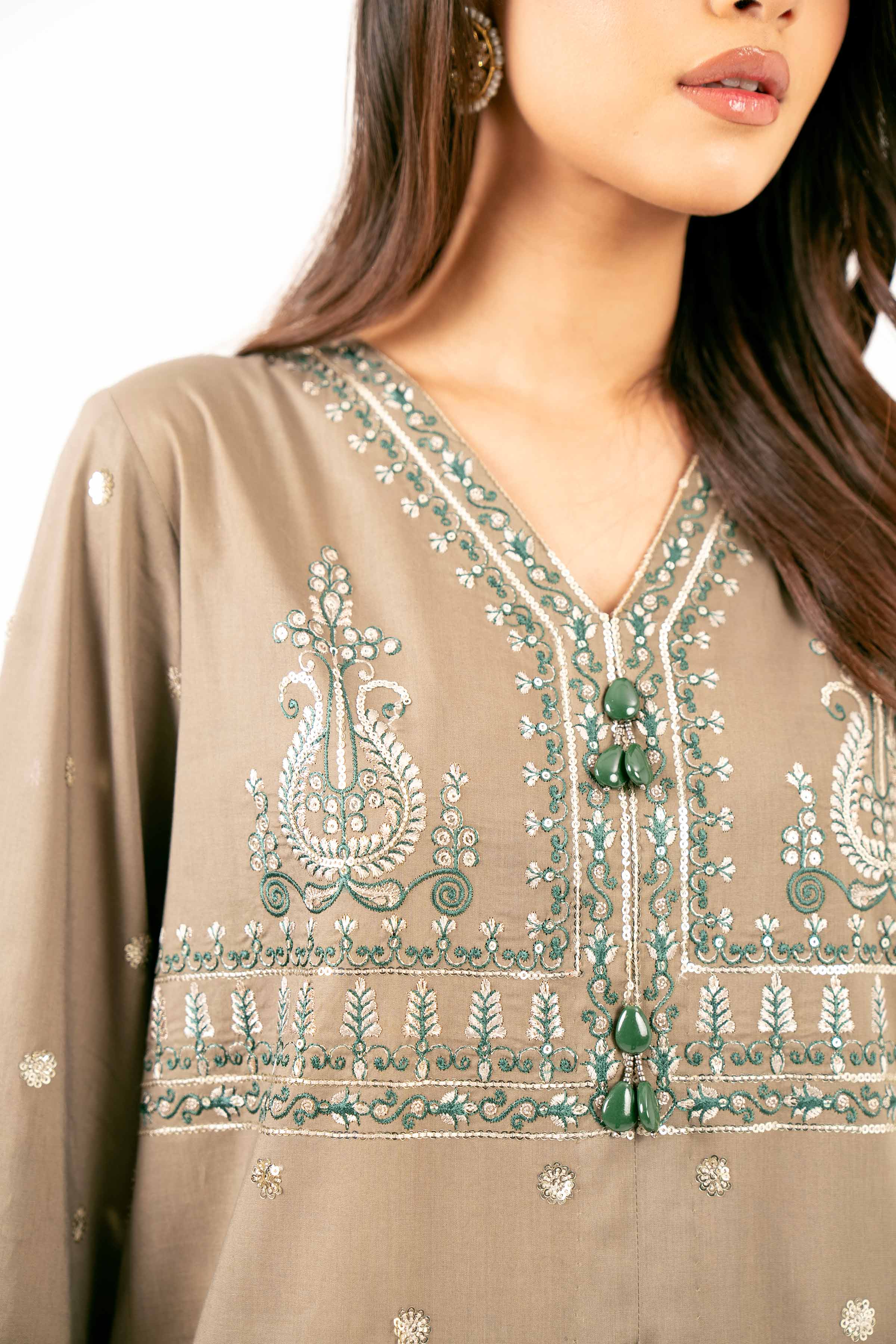 3 Piece - Dyed Embroidered Suit - 42501353 for Women - Unstitched Collection | Nishat | Shop Online