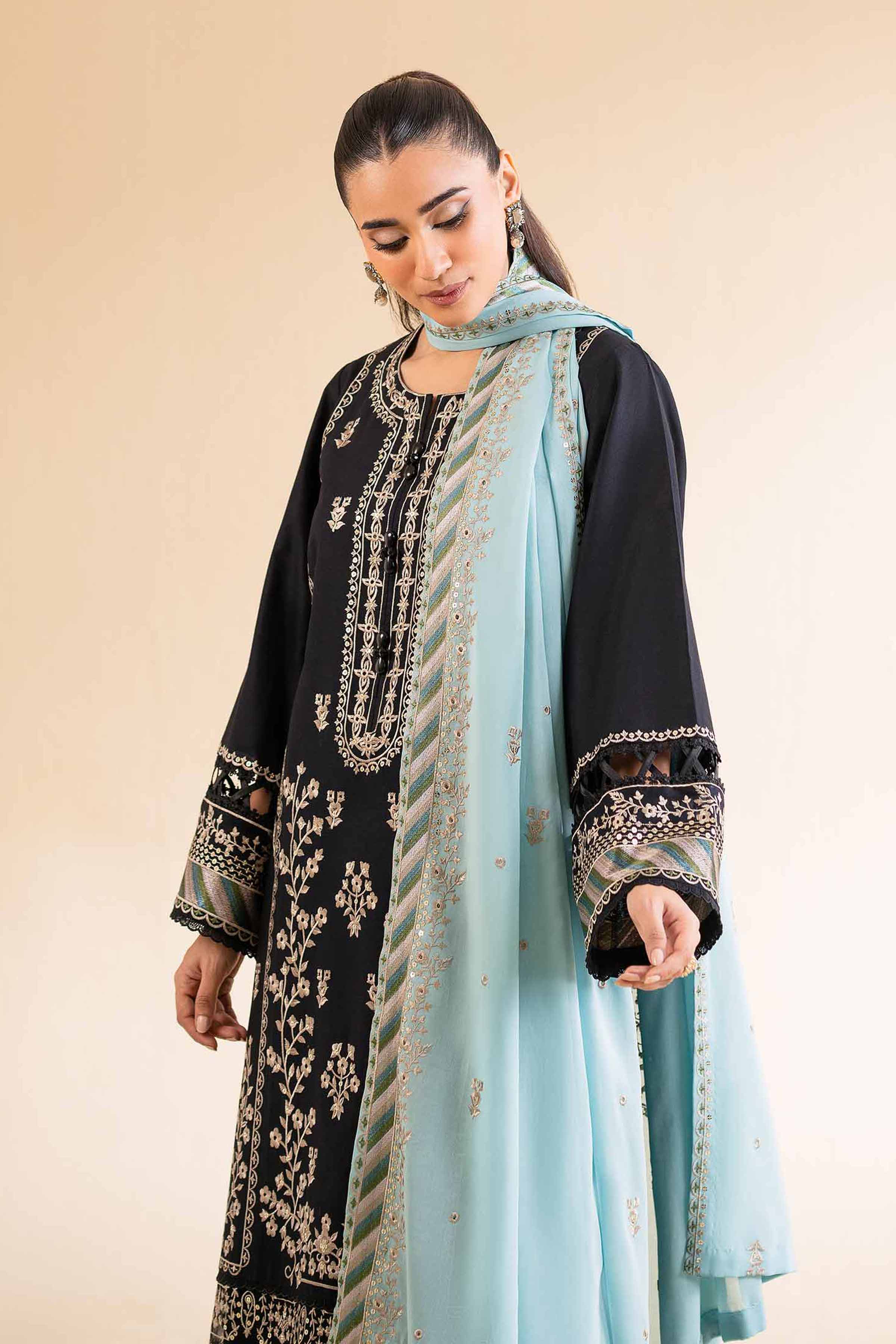 3 Piece - Dyed Embroidered Suit - 42501355 for Women - Unstitched Collection | Nishat | Shop Online